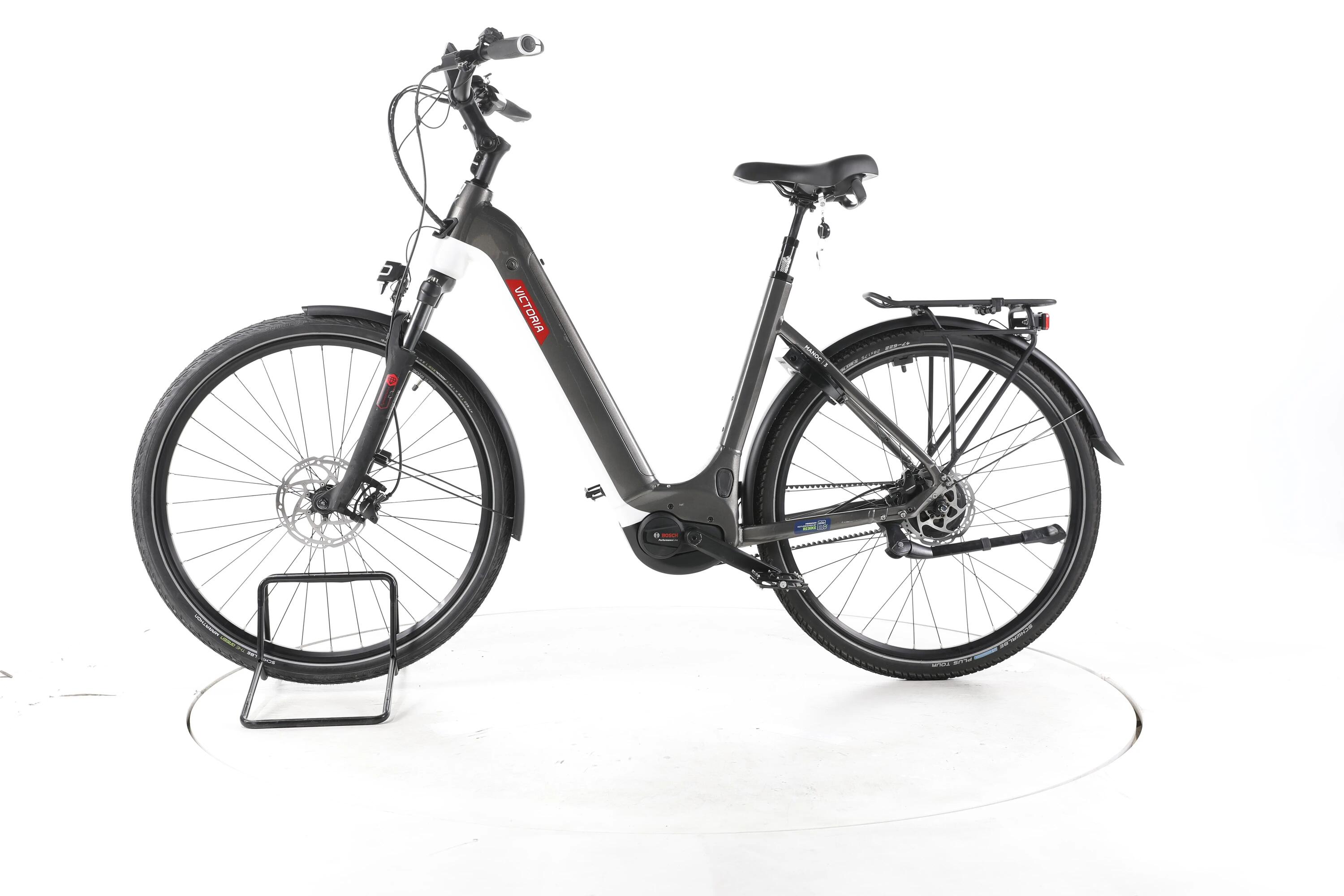 Tweedehands - Victoria Manoc 3 City E-Bike Lage instap - Goed 6/7