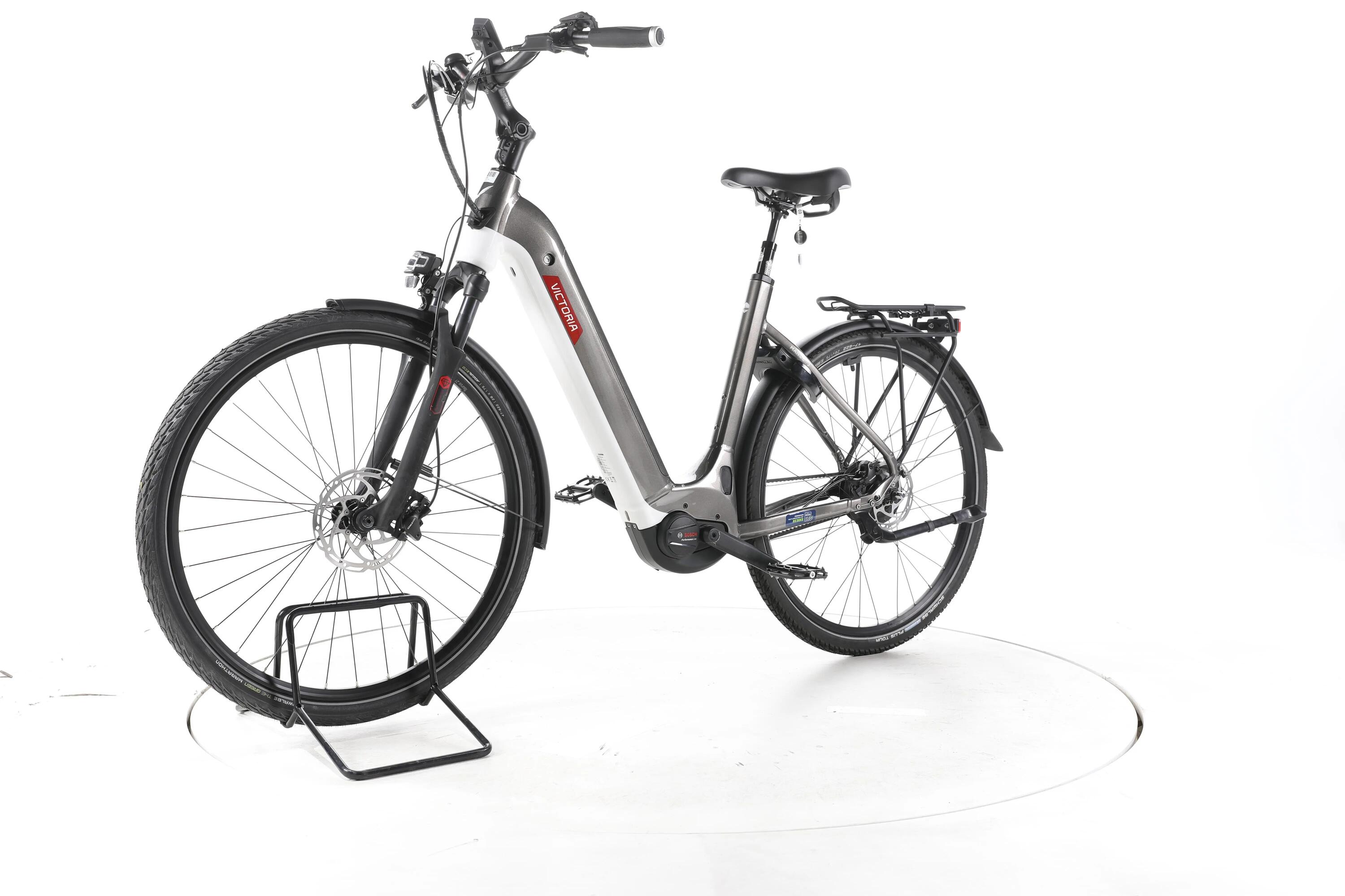Tweedehands - Victoria Manoc 3 City E-Bike Lage instap - Goed 5/7