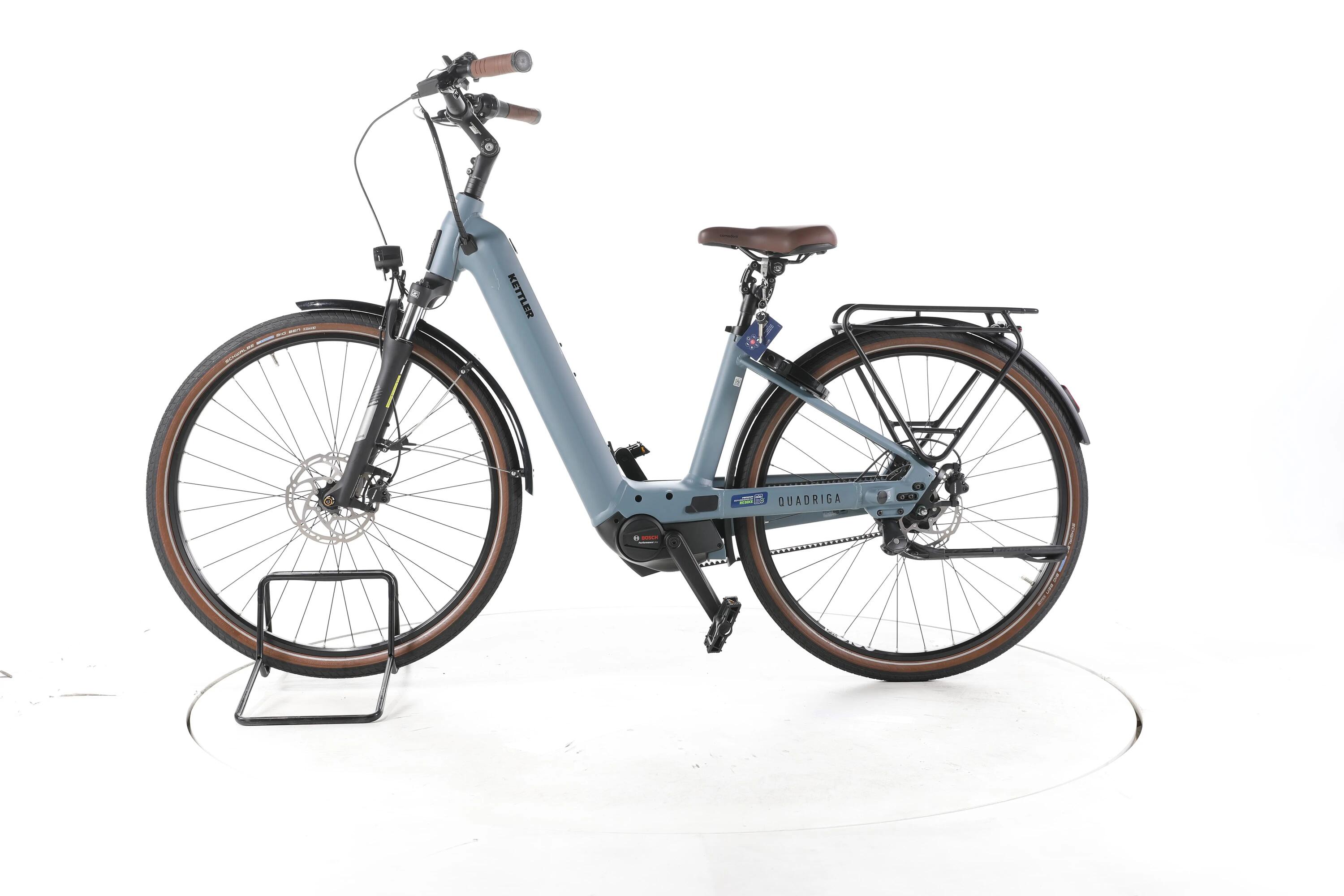 Tweedehands - Kettler Quadriga P5 City E-Bike Lage instap 2025 - Zeer goed 6/7
