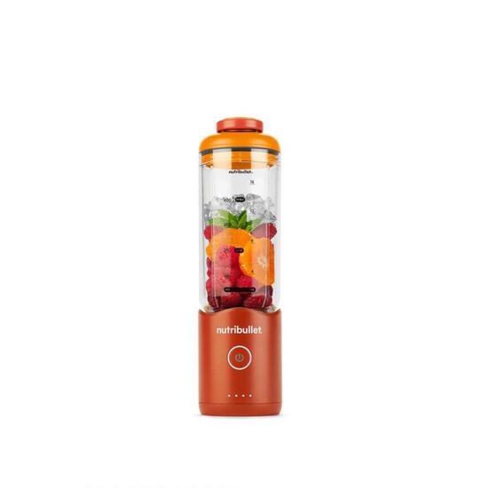 Batidora portátil unisex fitness 0,6L 7,4V Flex naranja