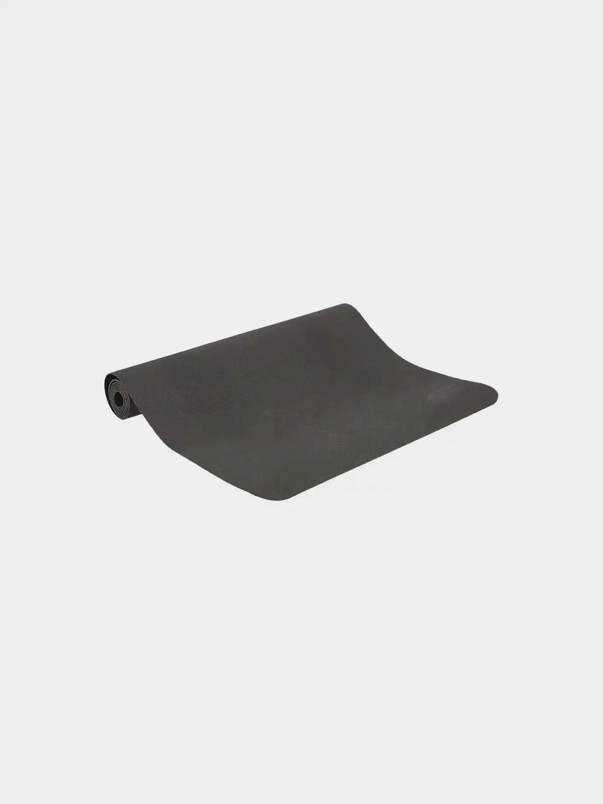 Mata jednowarstwowa  do ćwiczeń unisex szara 4F Szary ONE-SIZE 3/4