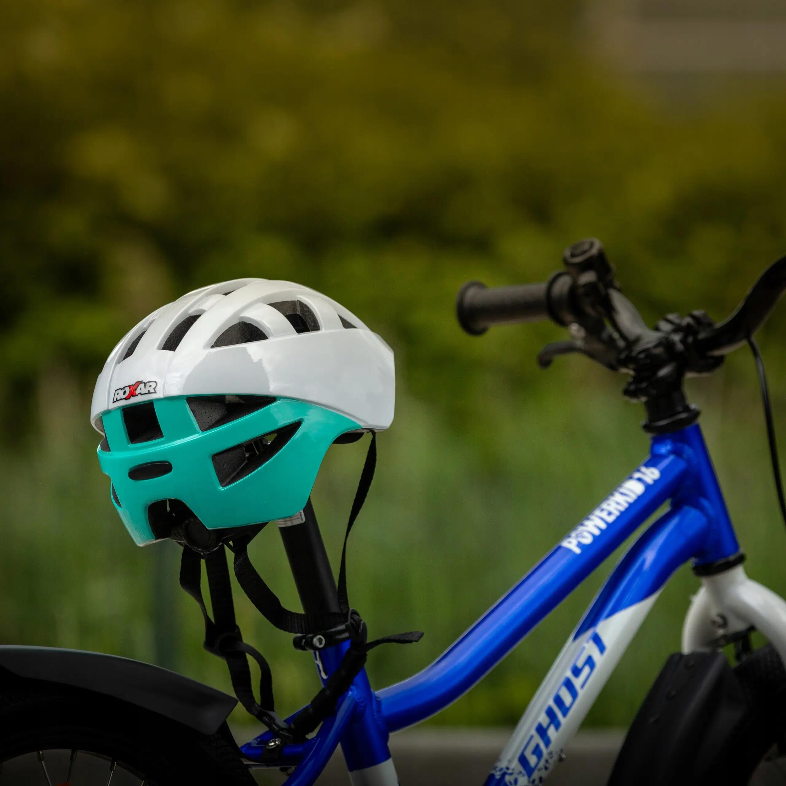 Kask rowerowy dziecięcy ROXAR KID biały S 48-52 cm 6/7