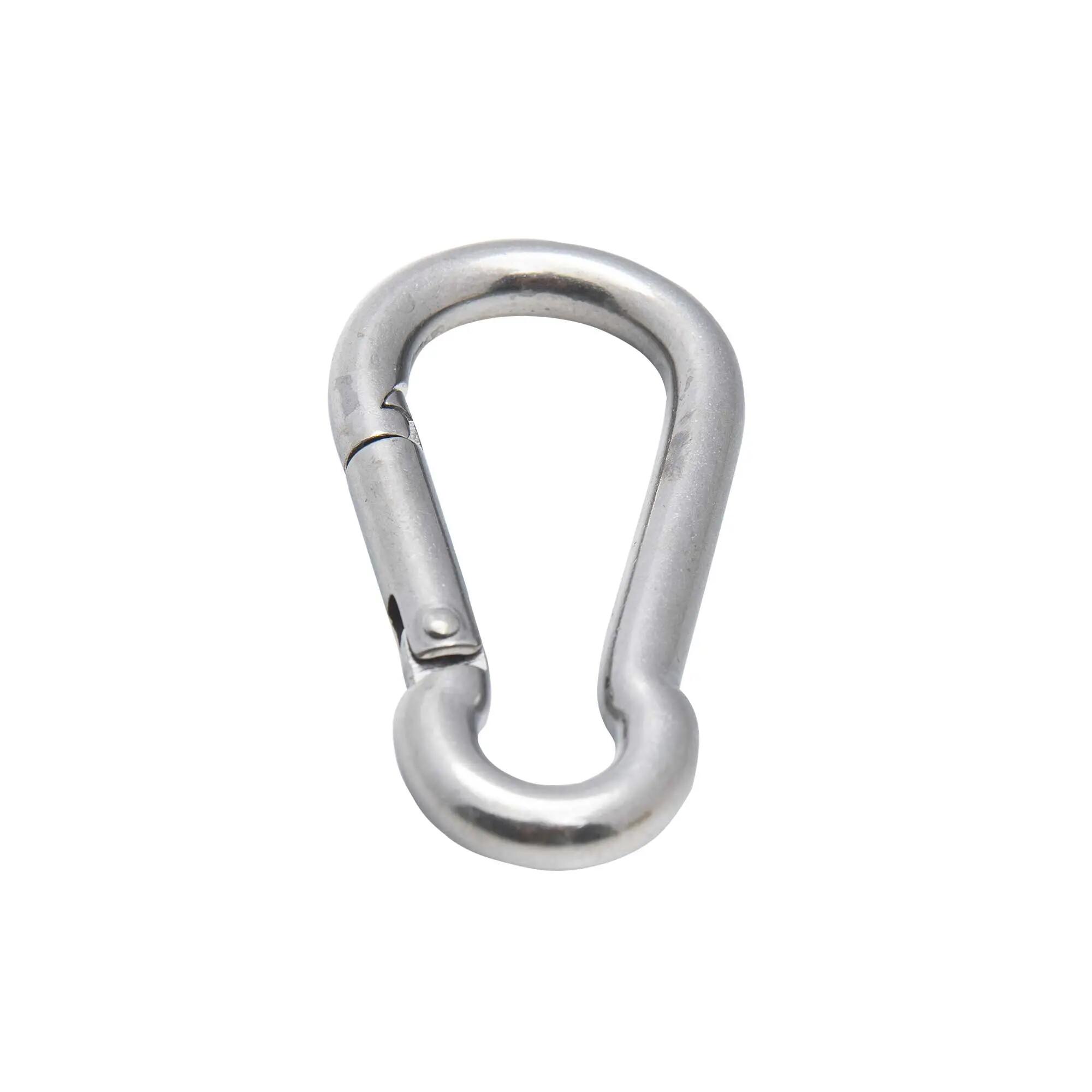 Mousqueton - voile d'ombrage - acier inoxydable - 8,1 cm - gris 4/6