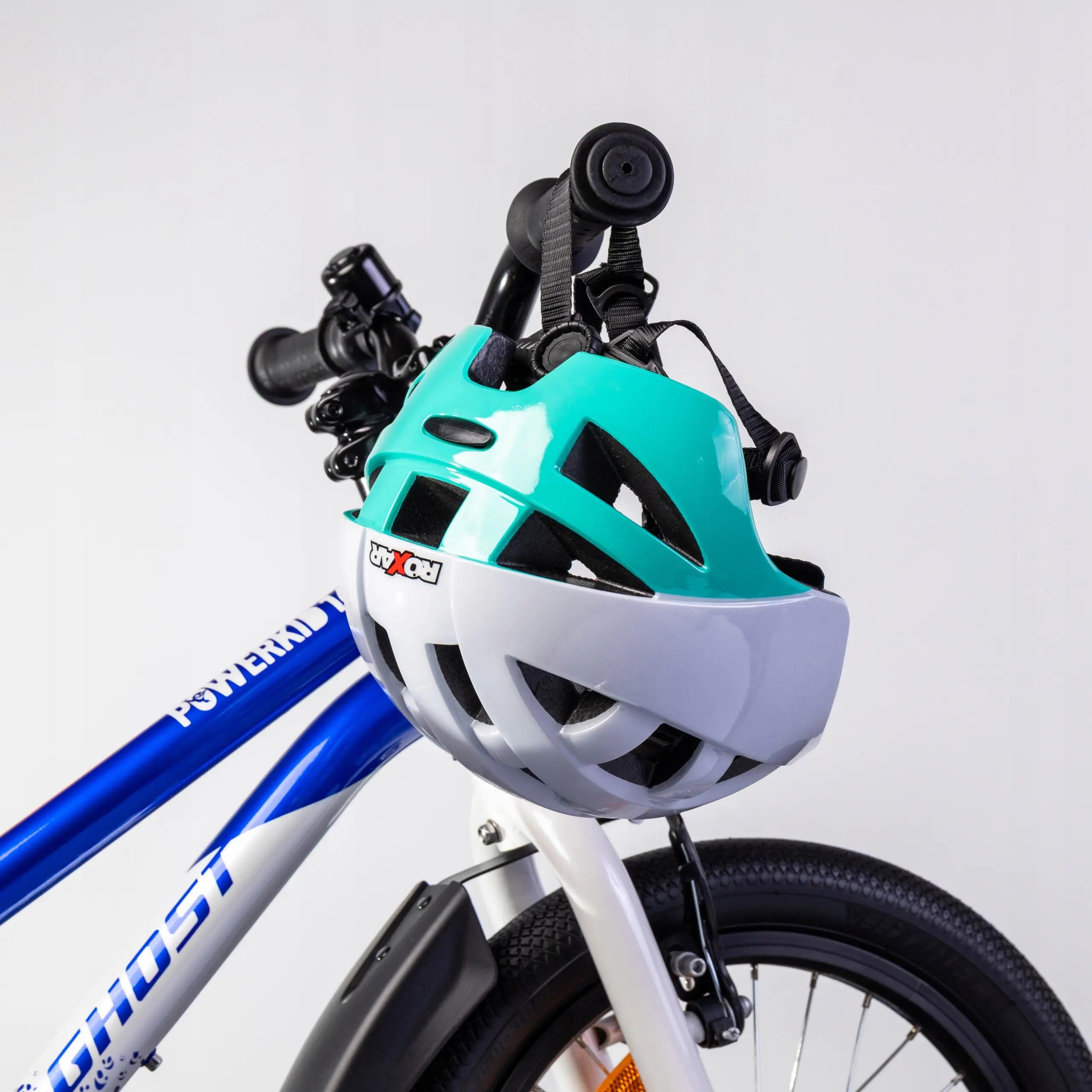 Kask rowerowy dziecięcy ROXAR KID biały S 48-52 cm 5/7