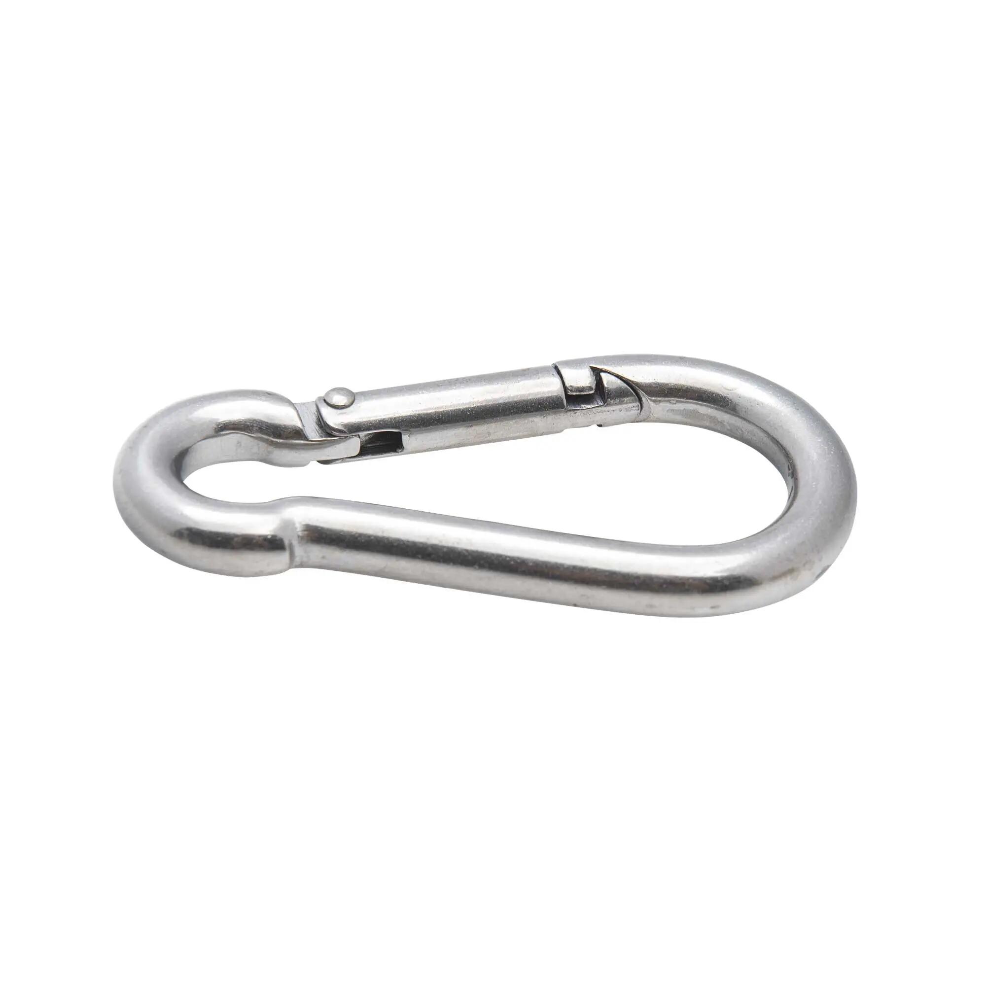 Mousqueton - voile d'ombrage - acier inoxydable - 8,1 cm - gris 3/6
