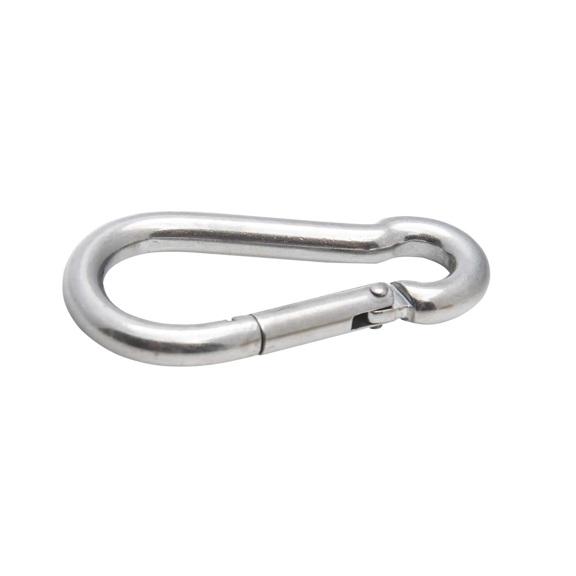 Mousqueton - voile d'ombrage - acier inoxydable - 8,1 cm - gris 2/6