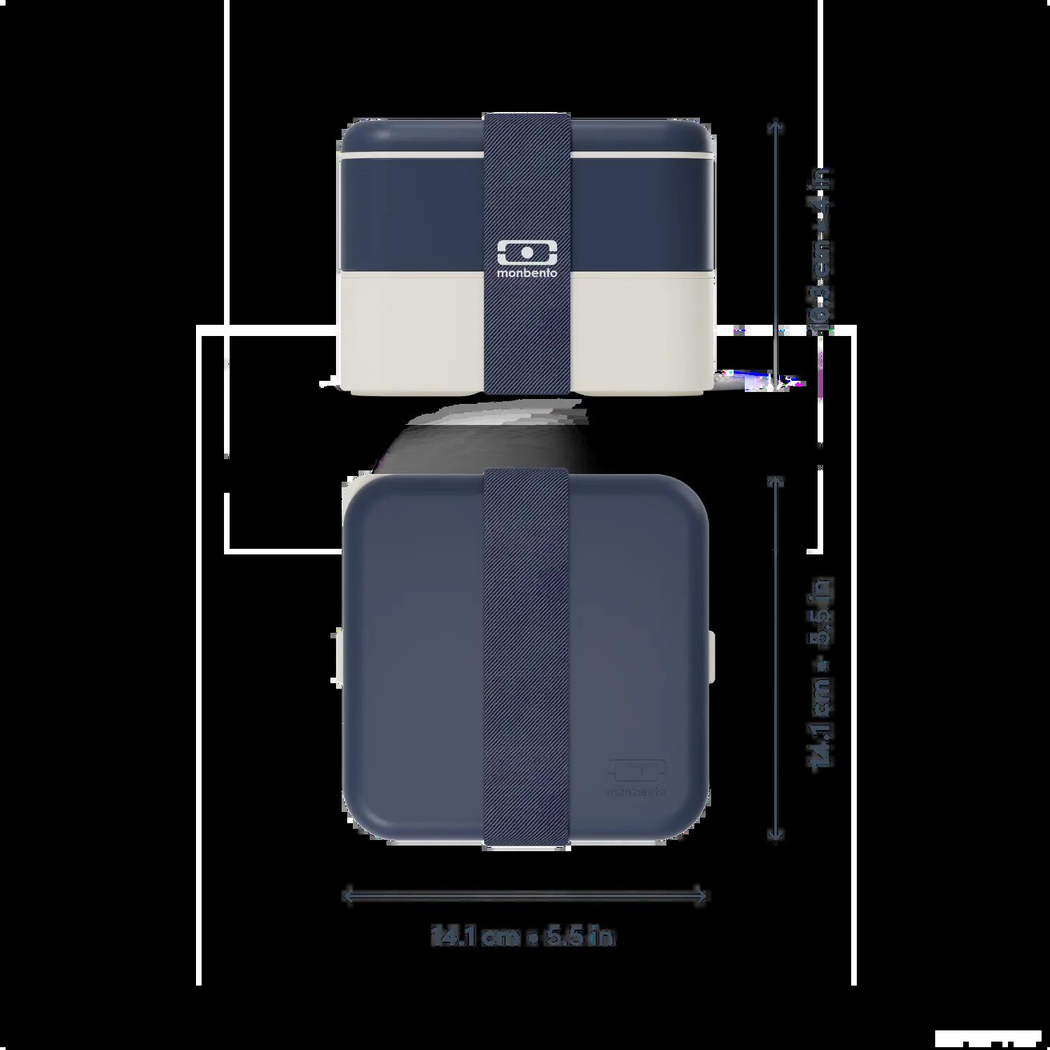 Lunch box compartimentata 1 L | Posate + divisori| Adulto |Ufficio, picnic |Flex 4/5