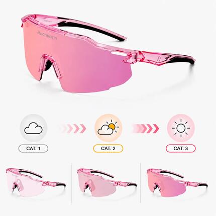 Lunette de soleil photochromique pour running et cyclisme - Homme et Femme