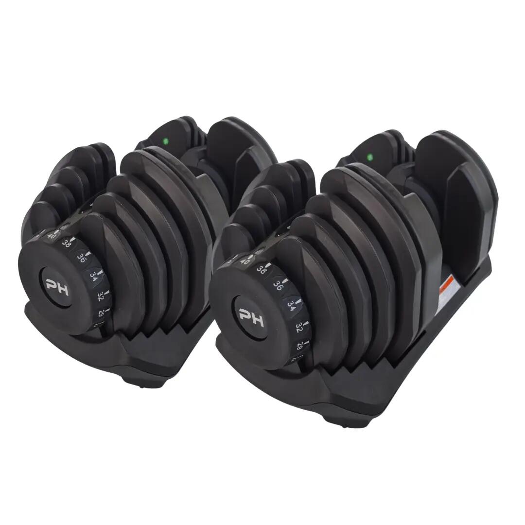 Manubri regolabili Smart set 2 × 40 kg | PH Fitness 2/9