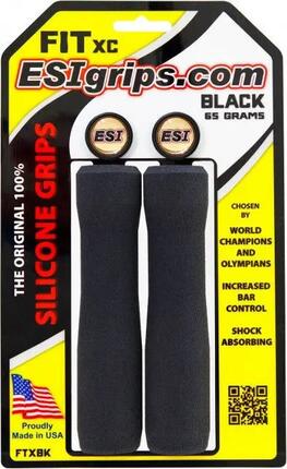 Pair of Esi Fit XC Grips Black