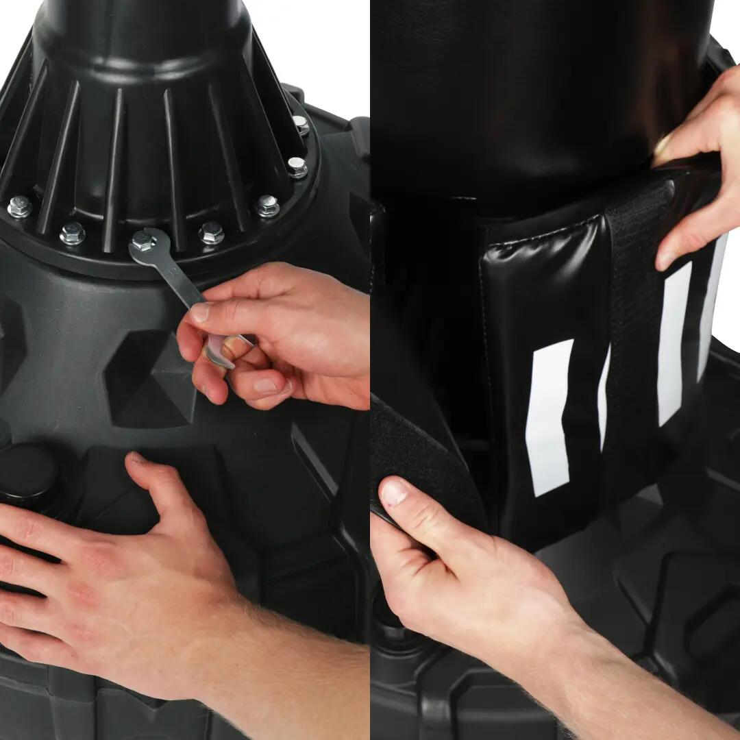 Sac de frappe sur pied Rockerz 185 cm - Poteau de frappe pour la boxe et le kick 4/13