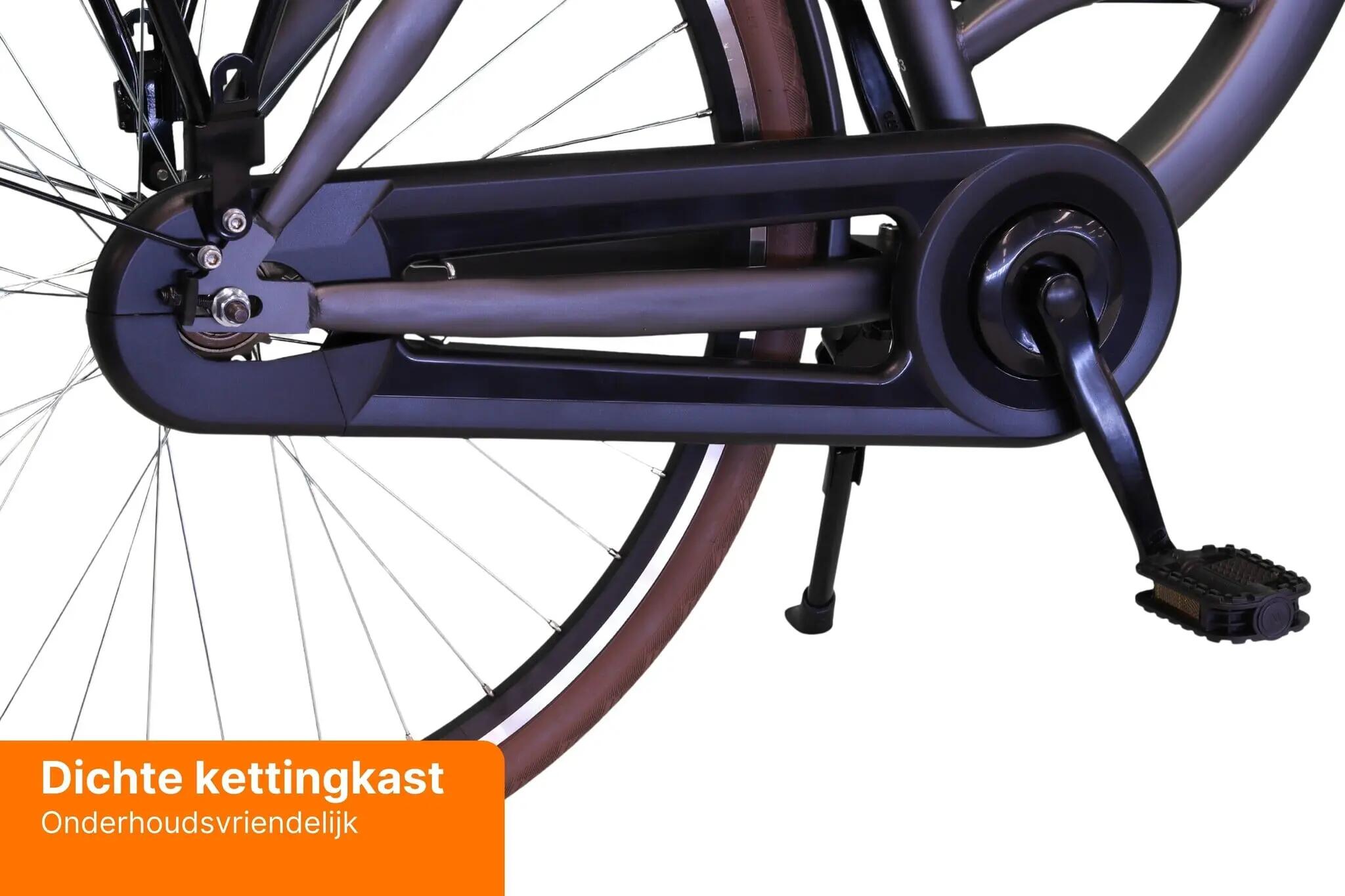 Crown Rio Damesfiets 28 inch Mat Zwart 55cm 7/7