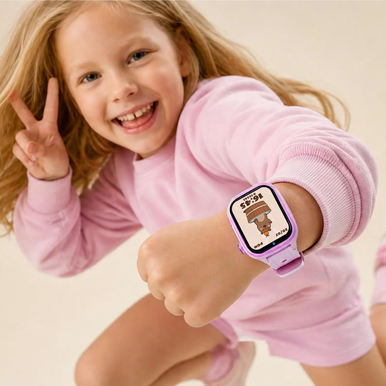 Smartwatch AI Forever Besti KW-540 GPS WiFi 4G IPS Android Jarvis Rosa 6/15