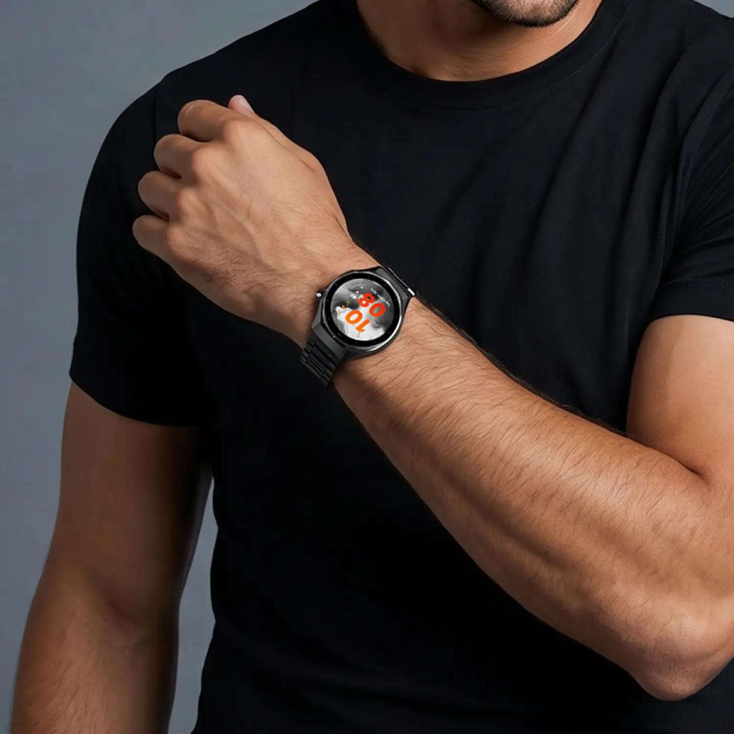 Smartwatch Forever SW-720 xBase Bluetooth 5.3 AMOLED IP68 Schwarz 5/15