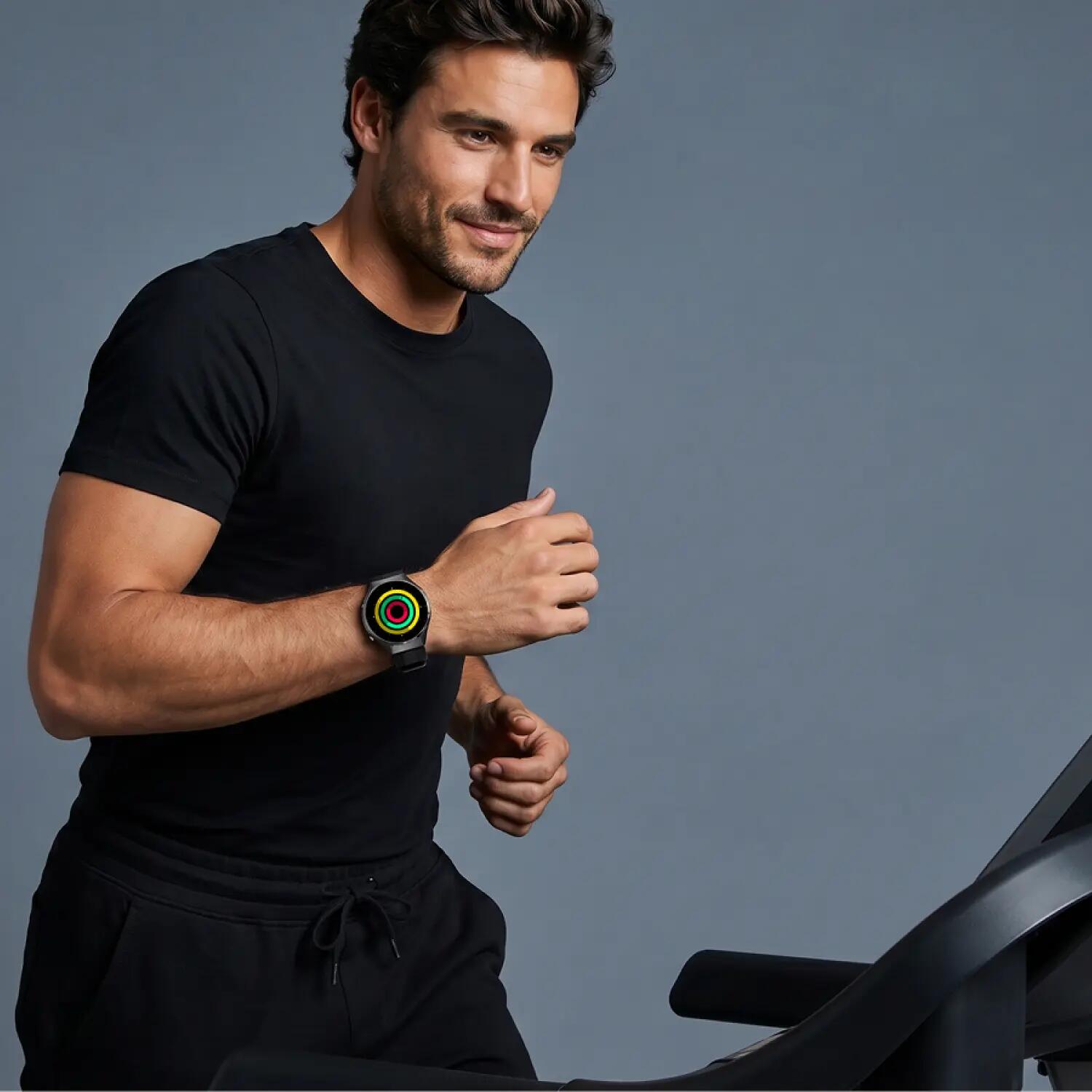 Smartwatch Forever SW-720 xBase Bluetooth 5.3 AMOLED IP68 Schwarz 4/15