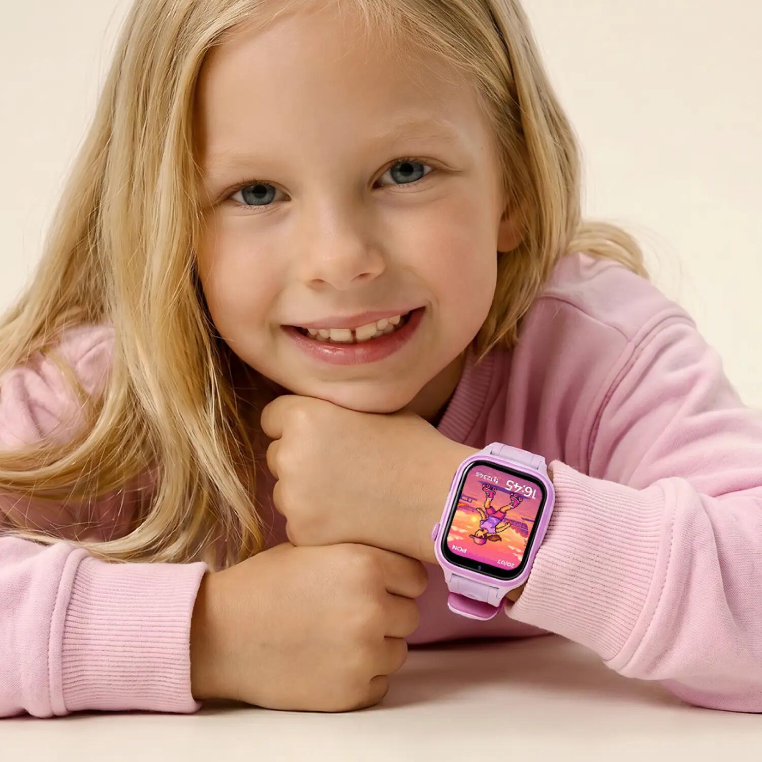 Smartwatch AI Forever Besti KW-540 GPS WiFi 4G IPS Android Jarvis Rosa 4/15