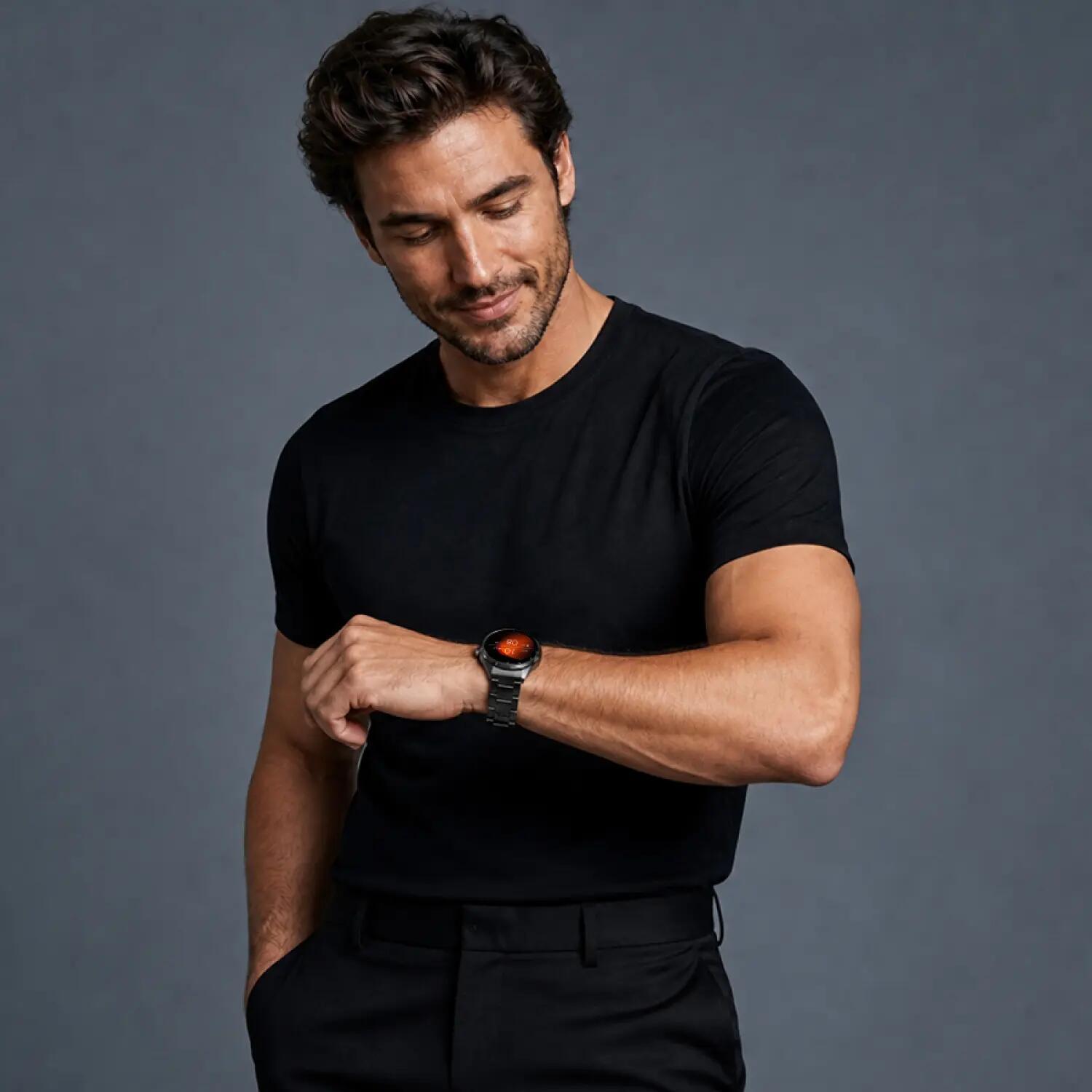 Smartwatch Forever SW-720 xBase Bluetooth 5.3 AMOLED IP68 Schwarz 3/15