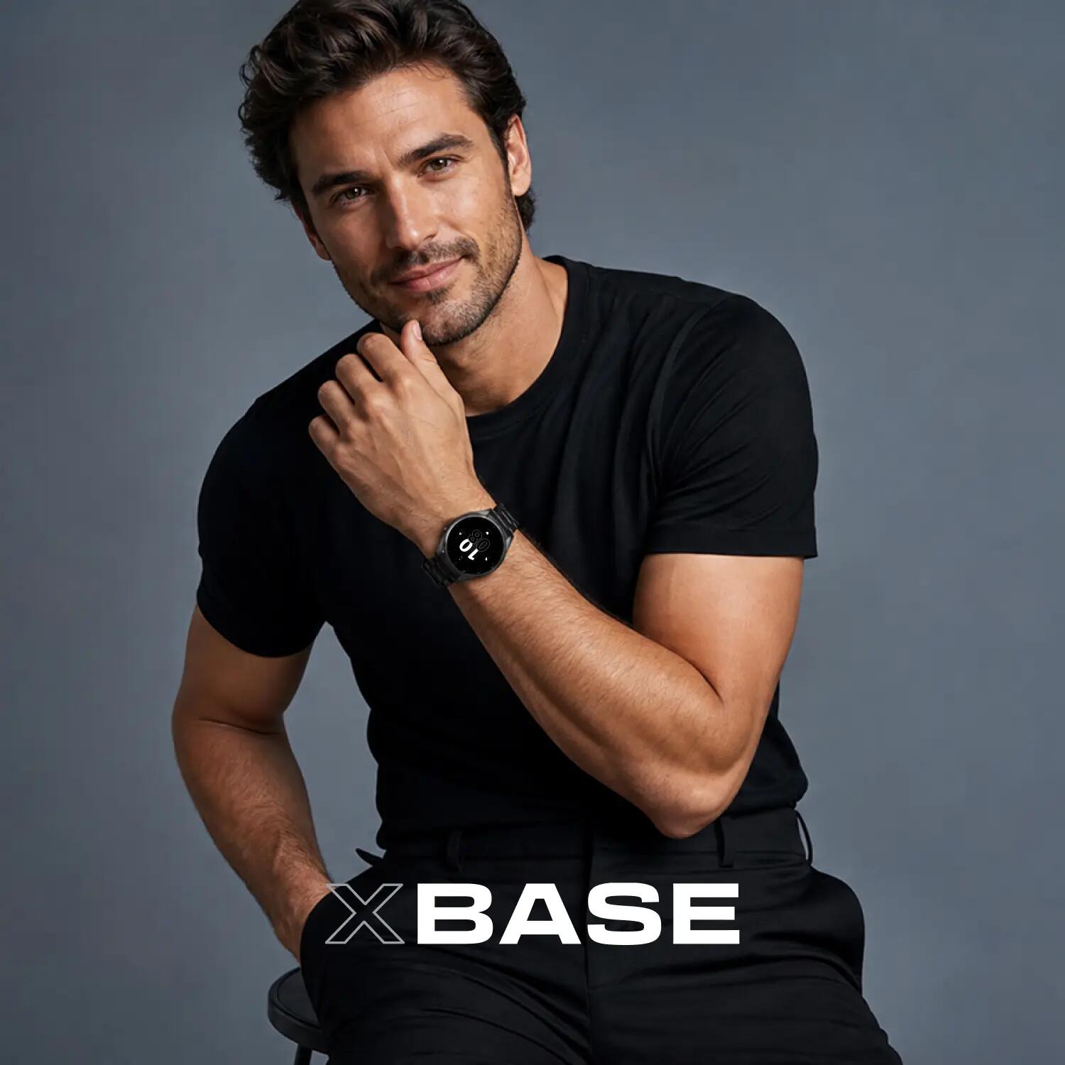 Smartwatch Forever SW-720 xBase Bluetooth 5.3 AMOLED IP68 Schwarz 2/15