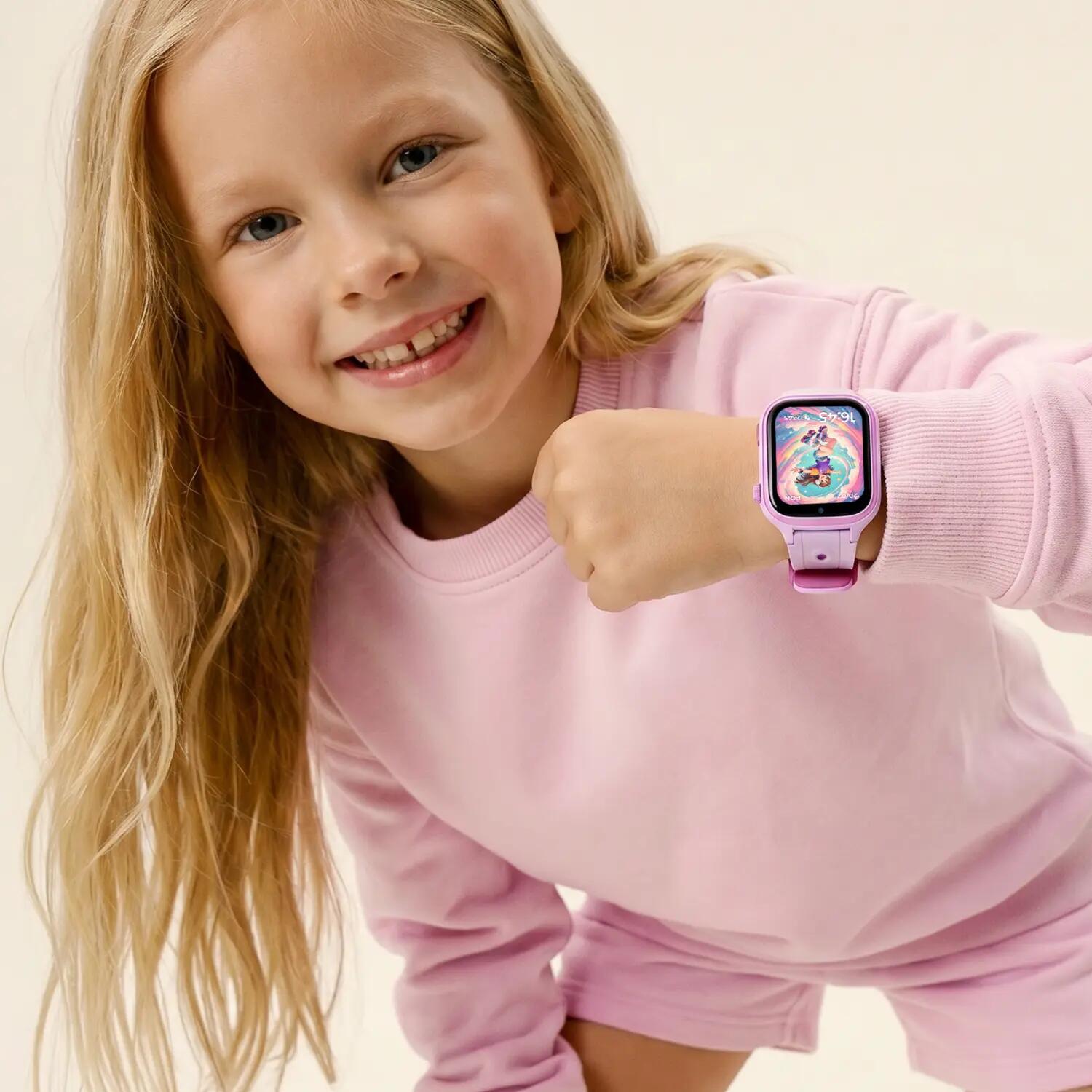 Smartwatch AI Forever Besti KW-540 GPS WiFi 4G IPS Android Jarvis Rosa 2/15