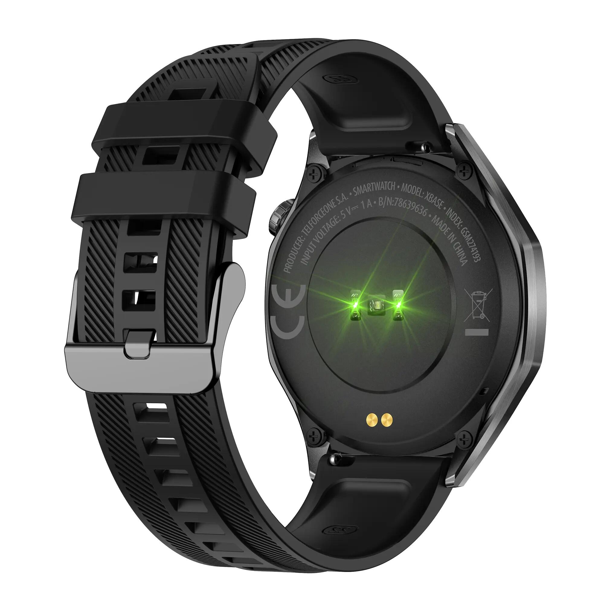 Smartwatch Forever SW-720 xBase Bluetooth 5.3 AMOLED IP68 Schwarz 12/15