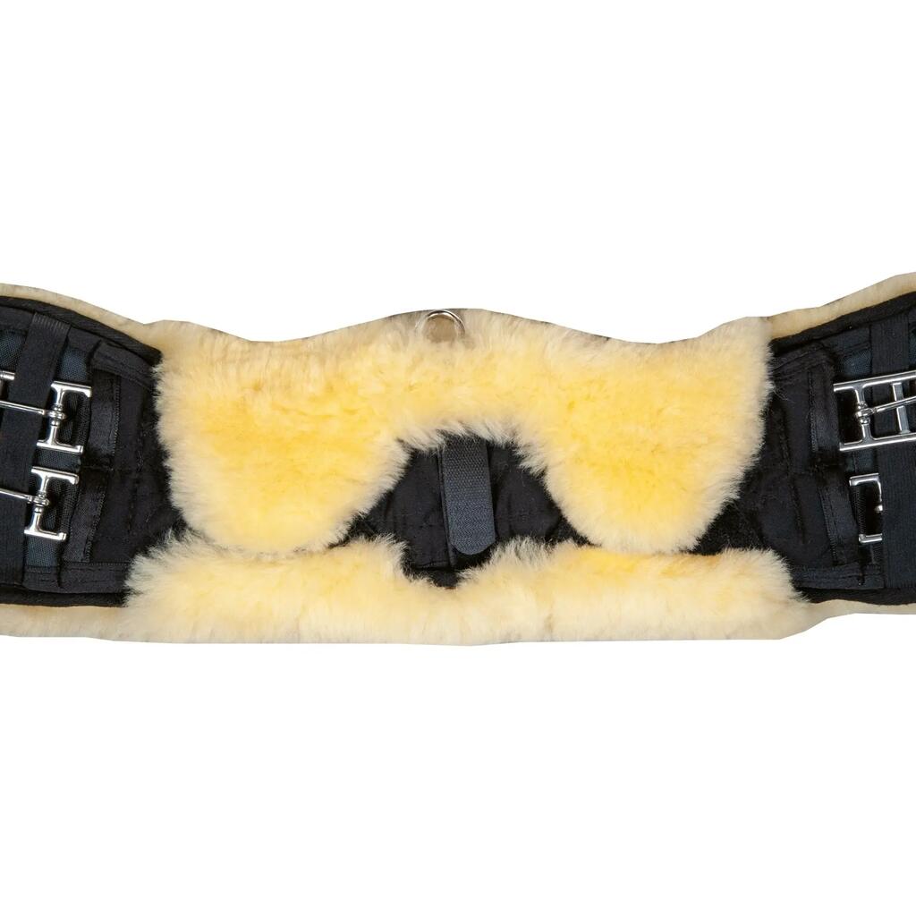 Sheepskin girth for horse HKM