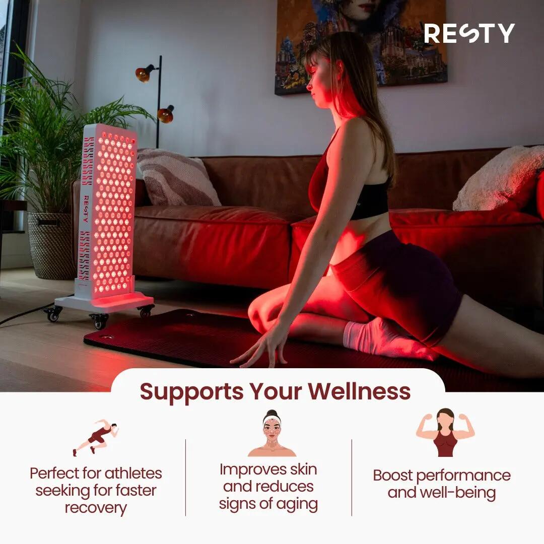 Pannello luce rossa fitness 144 LED MARS 800 15/15