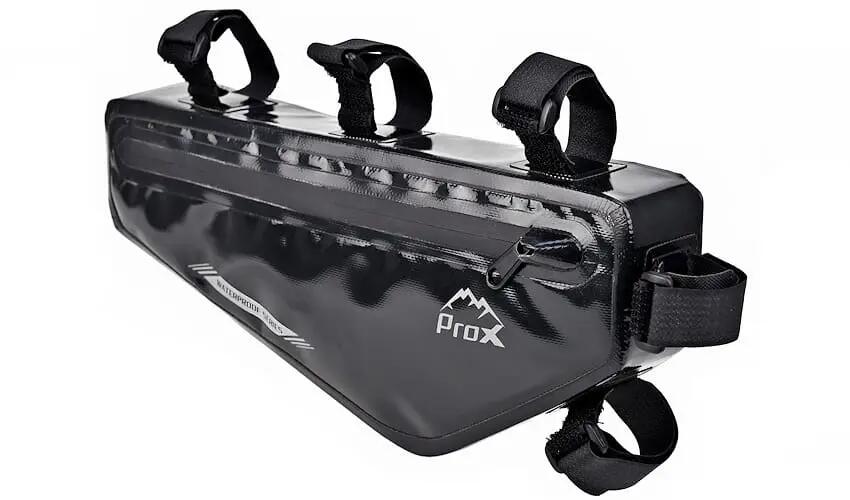 Sakwa rowerowa ProX Alaska 101 pod ramę 2 l wodoodporna czarna 4/5