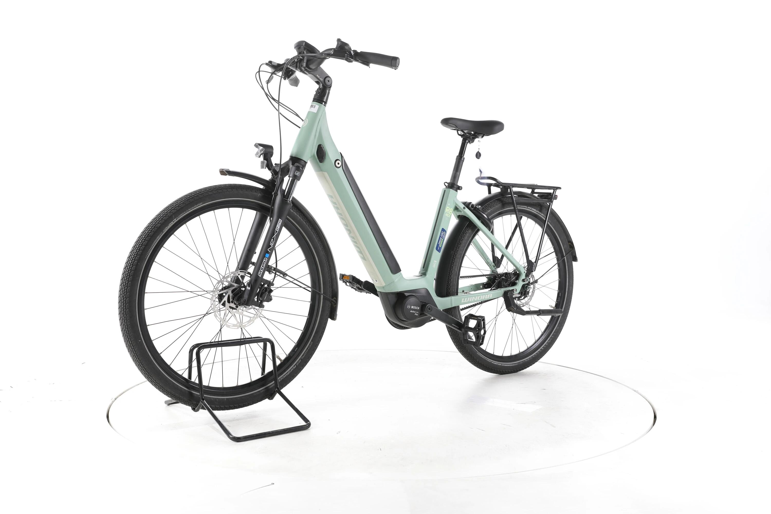 Tweedehands - Winora Sinus R8 eco City E-Bike Lage instap - Goed 5/7