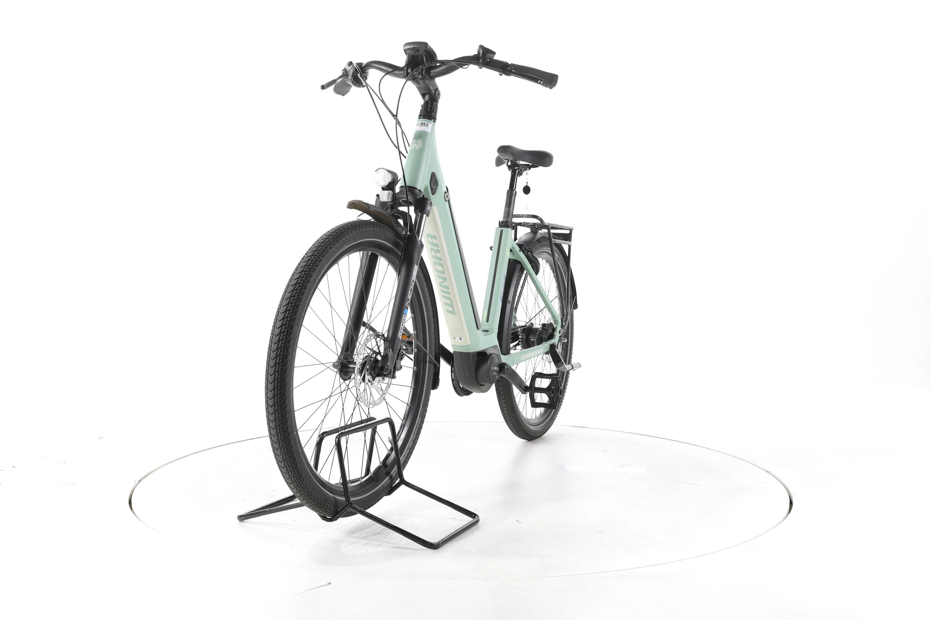 Tweedehands - Winora Sinus R8 eco City E-Bike Lage instap - Goed 4/7