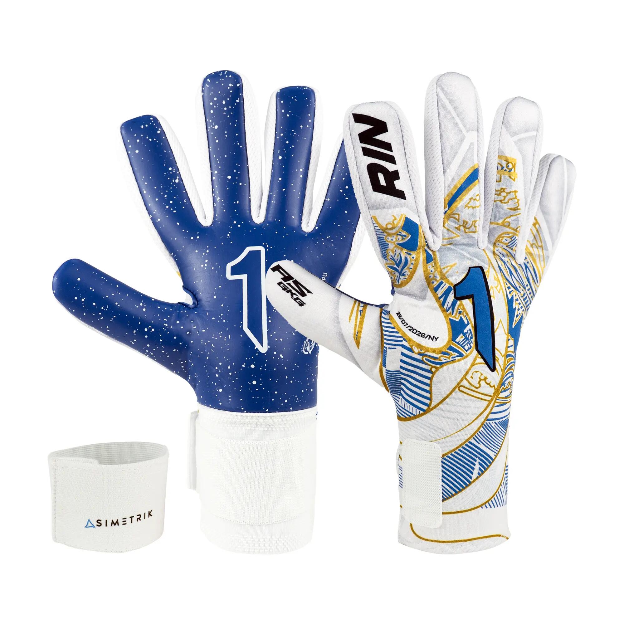 Guantes portero Fútbol Rinat Infantil Asimetrik AS Césped artificial 2/8