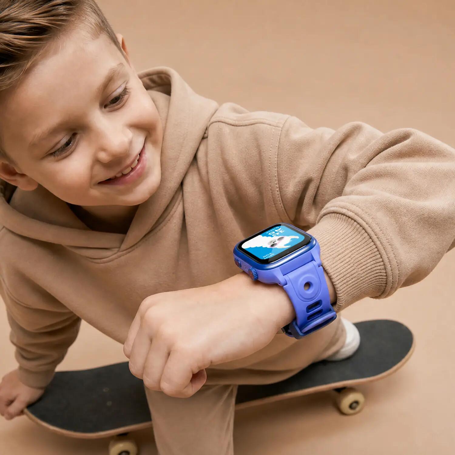 Smartwatch AI Forever Bro KW-540 GPS WiFi 4G IPS Android Jarvis Blau 5/15
