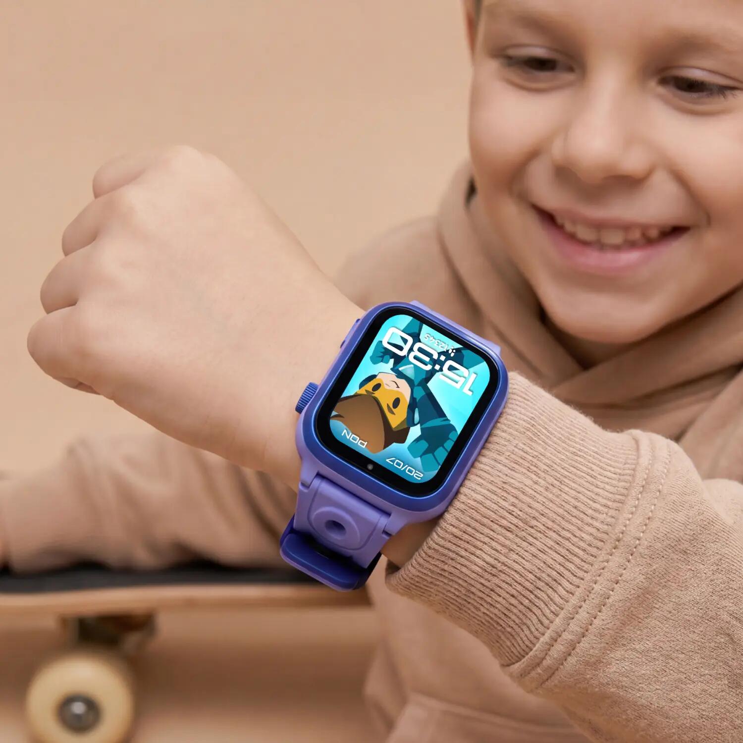 Smartwatch AI Forever Bro KW-540 GPS WiFi 4G IPS Android Jarvis Blau 3/15