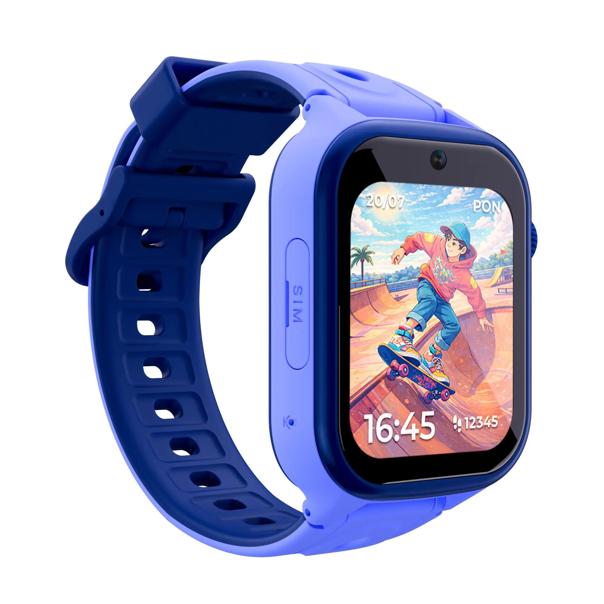 Smartwatch AI Forever Bro KW-540 GPS WiFi 4G IPS Android Jarvis Blau 13/15