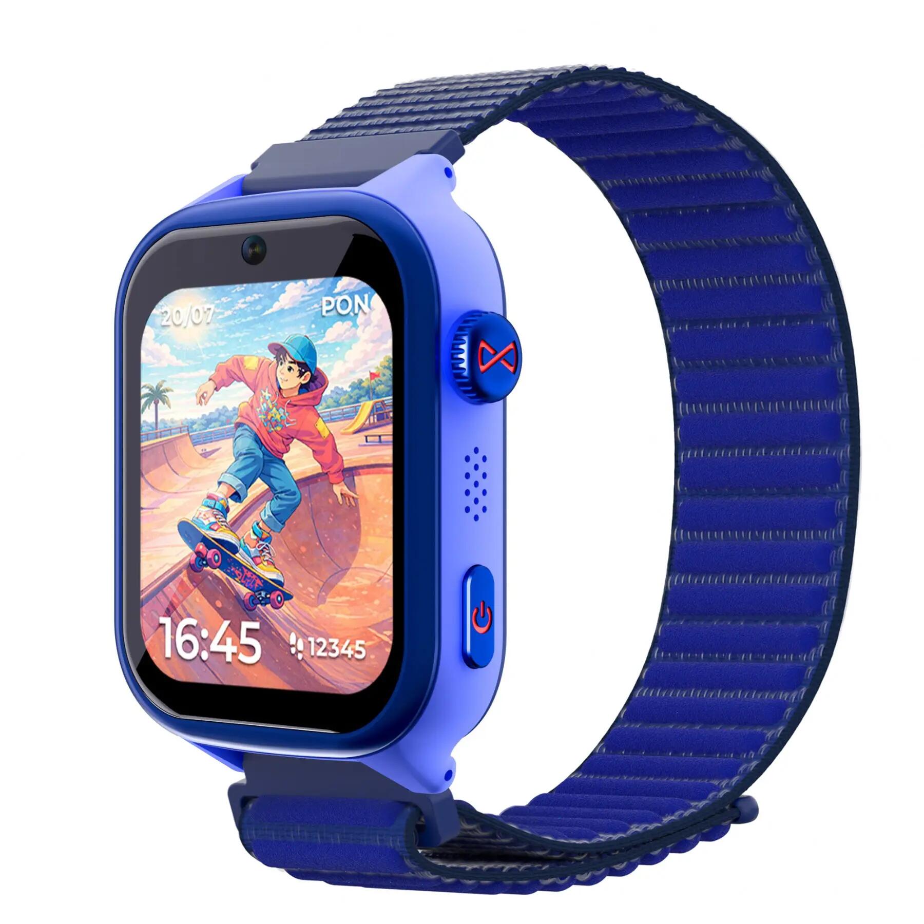 Smartwatch AI Forever Bro KW-540 GPS WiFi 4G IPS Android Jarvis Blau 10/15