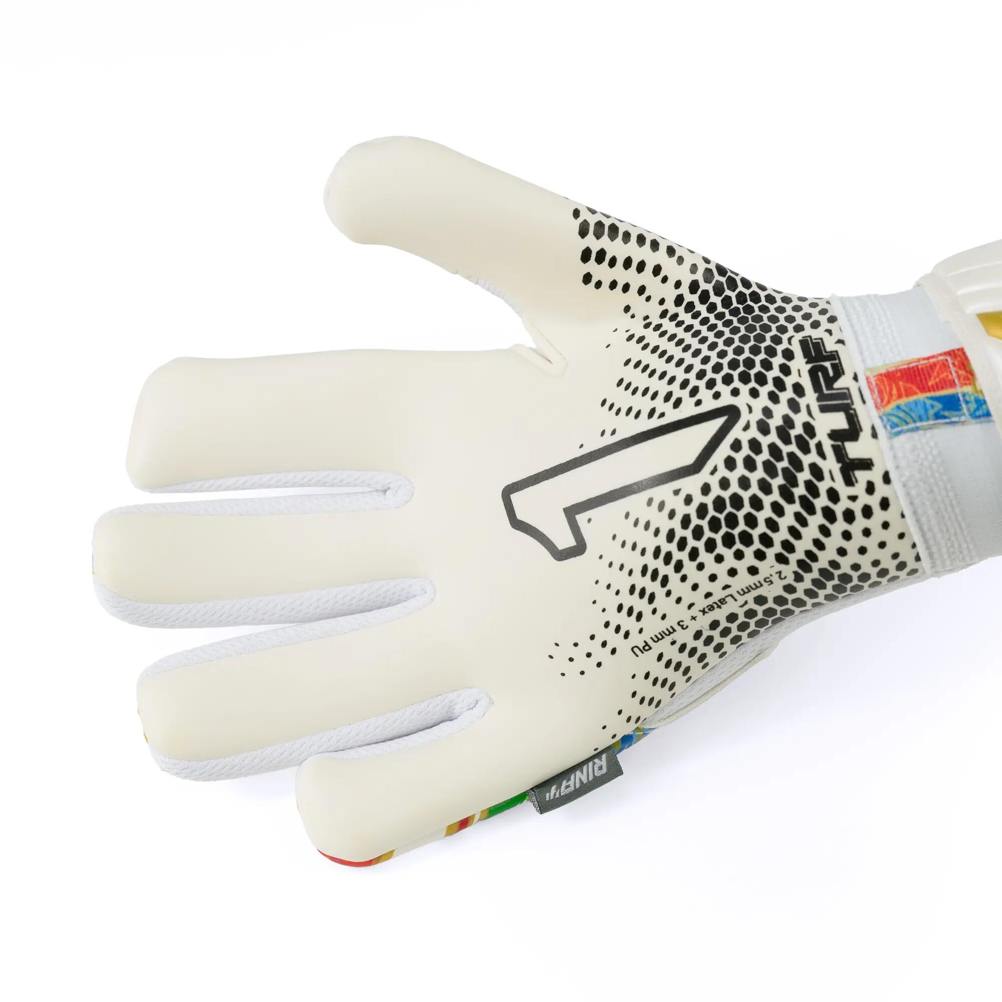 Guantes de portero Fútbol Rinat Adulto Asimetrik Turf Césped artificial 3/6