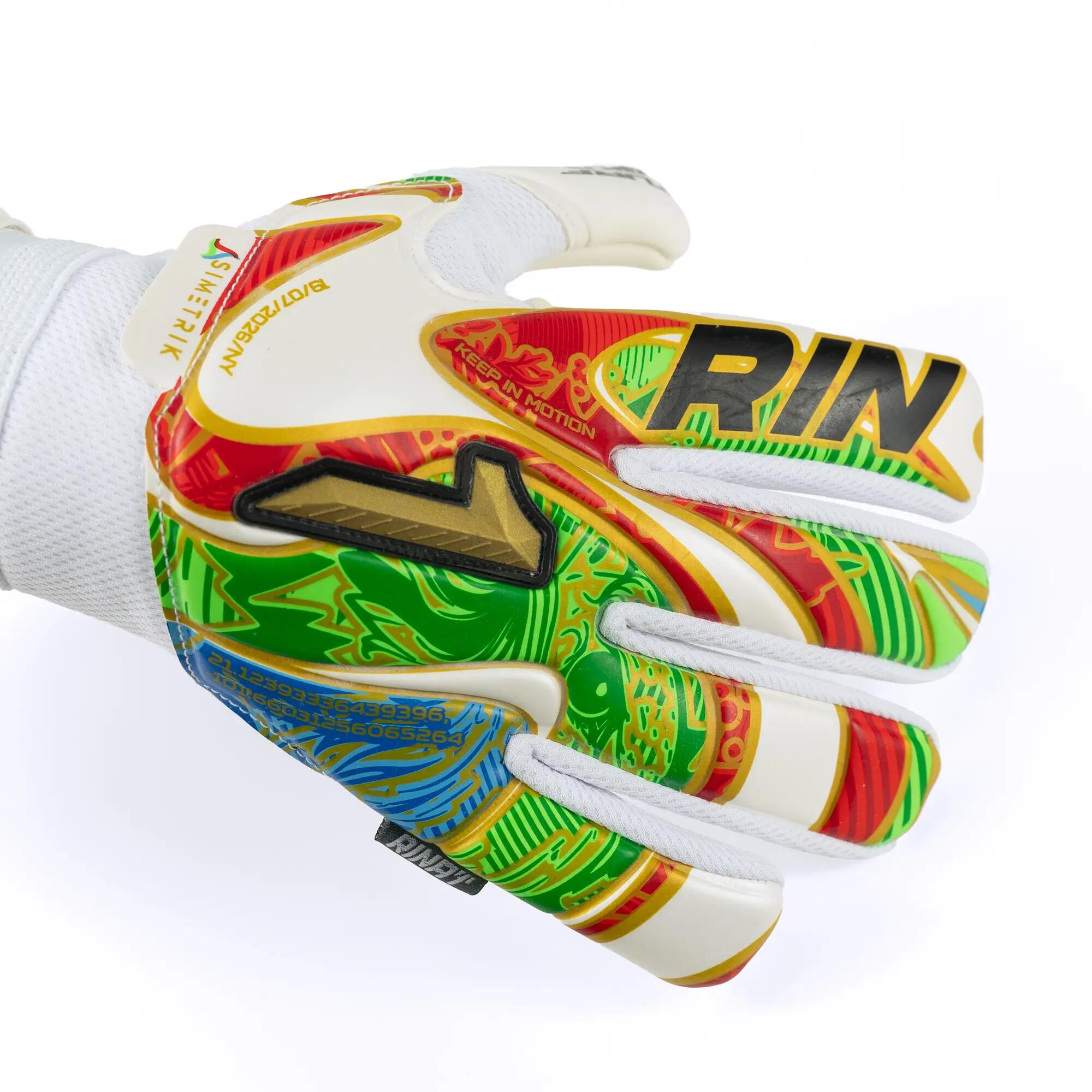 Guantes de portero Fútbol Rinat Adulto Asimetrik Turf Césped artificial 2/6