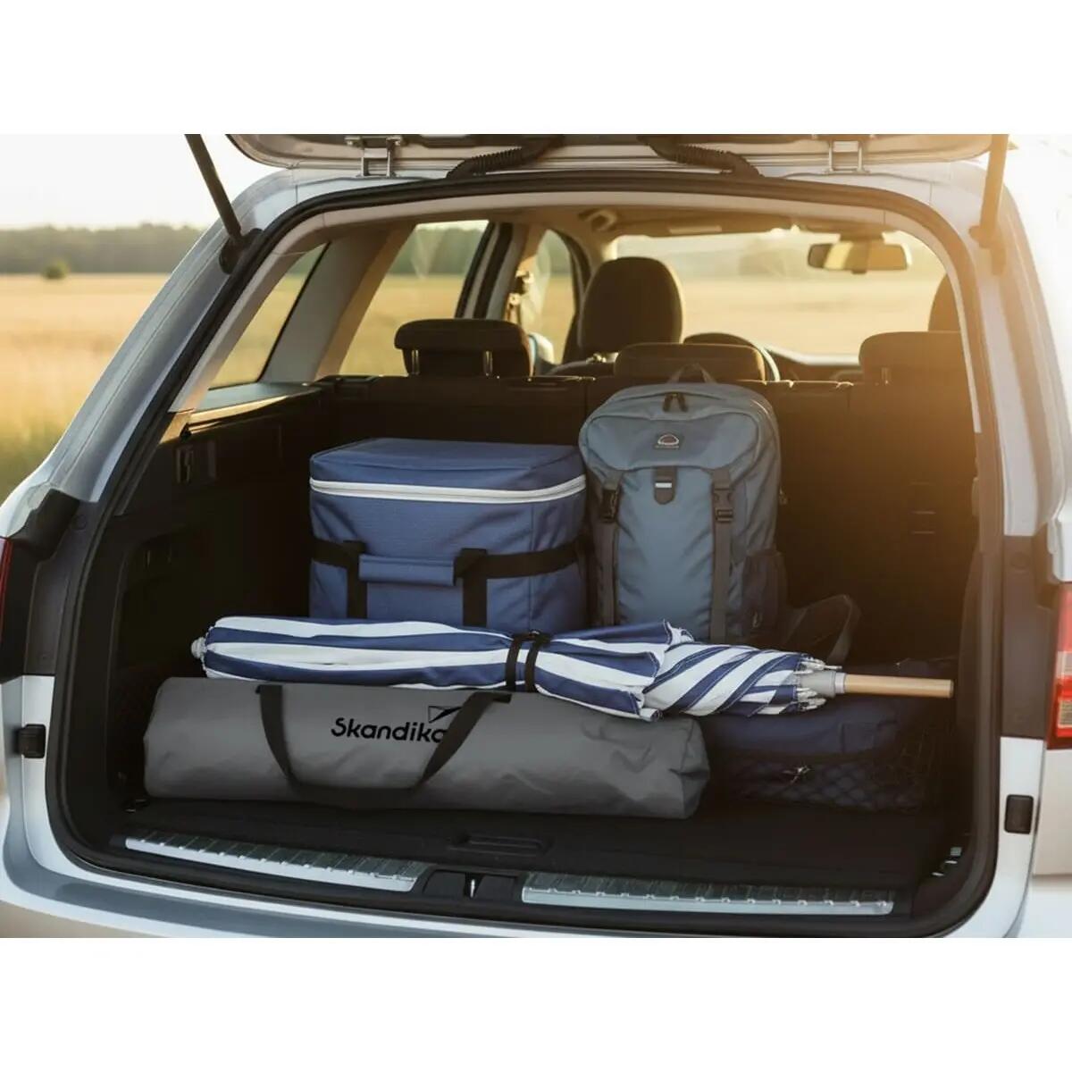 Set di 2 sedie da campeggio - Beach - Comode - rete traspirante - portabibite 9/10