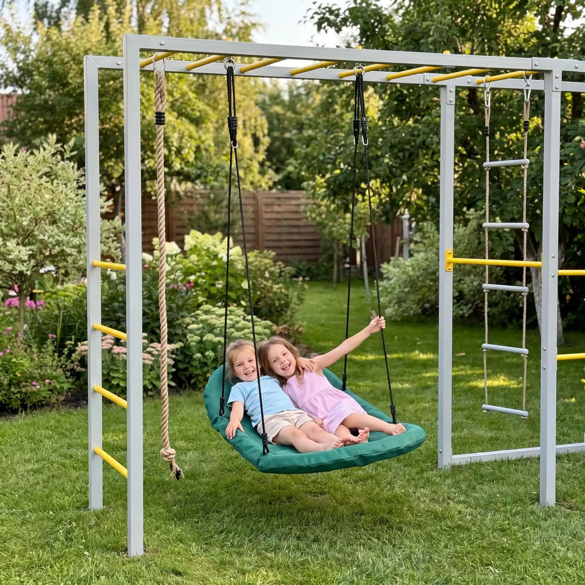 Dondolo - Outdoor - Unisex - seduta 70x120 cm - Boat XL - verde 7/7