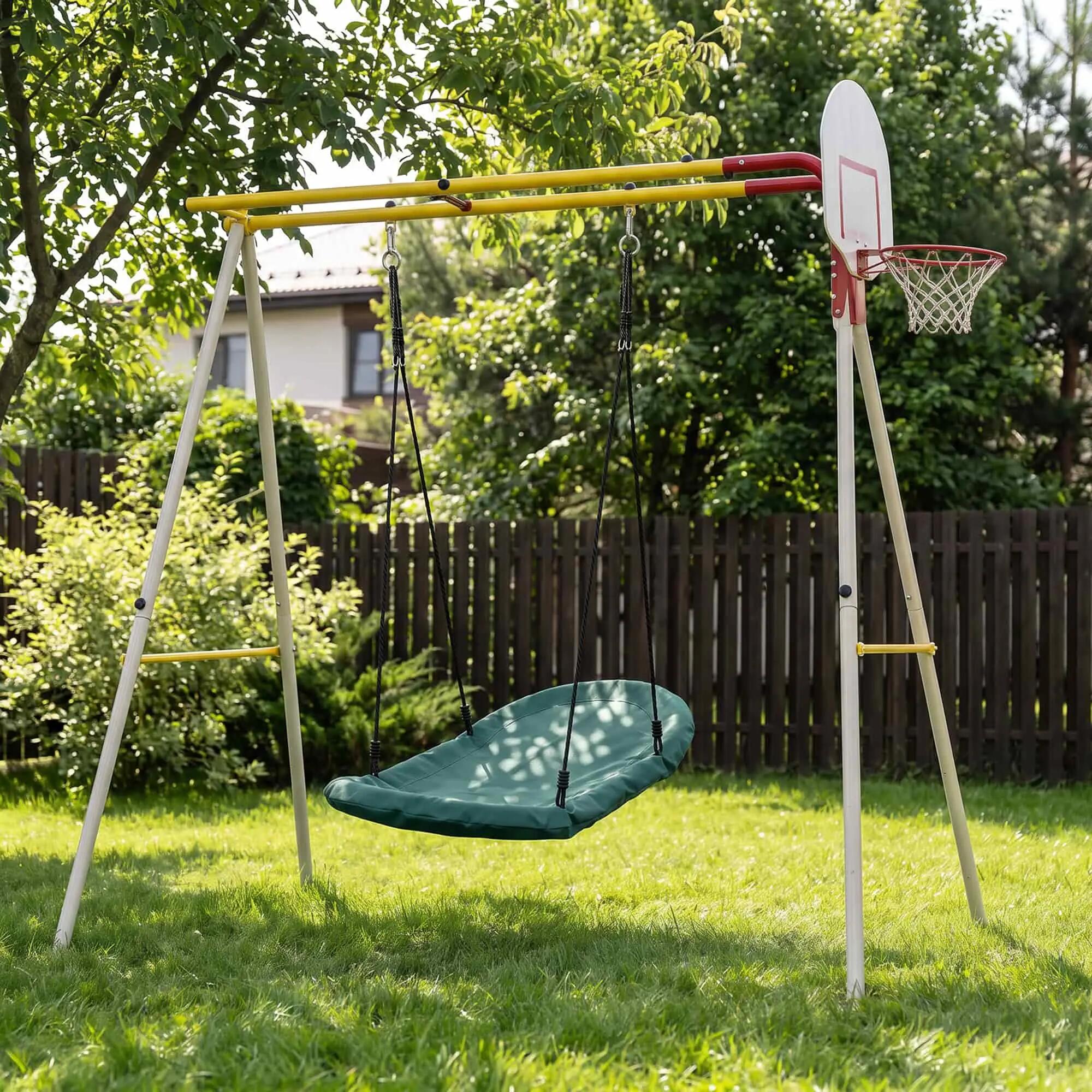 Dondolo - Outdoor - Unisex - seduta 70x120 cm - Boat XL - verde 5/7