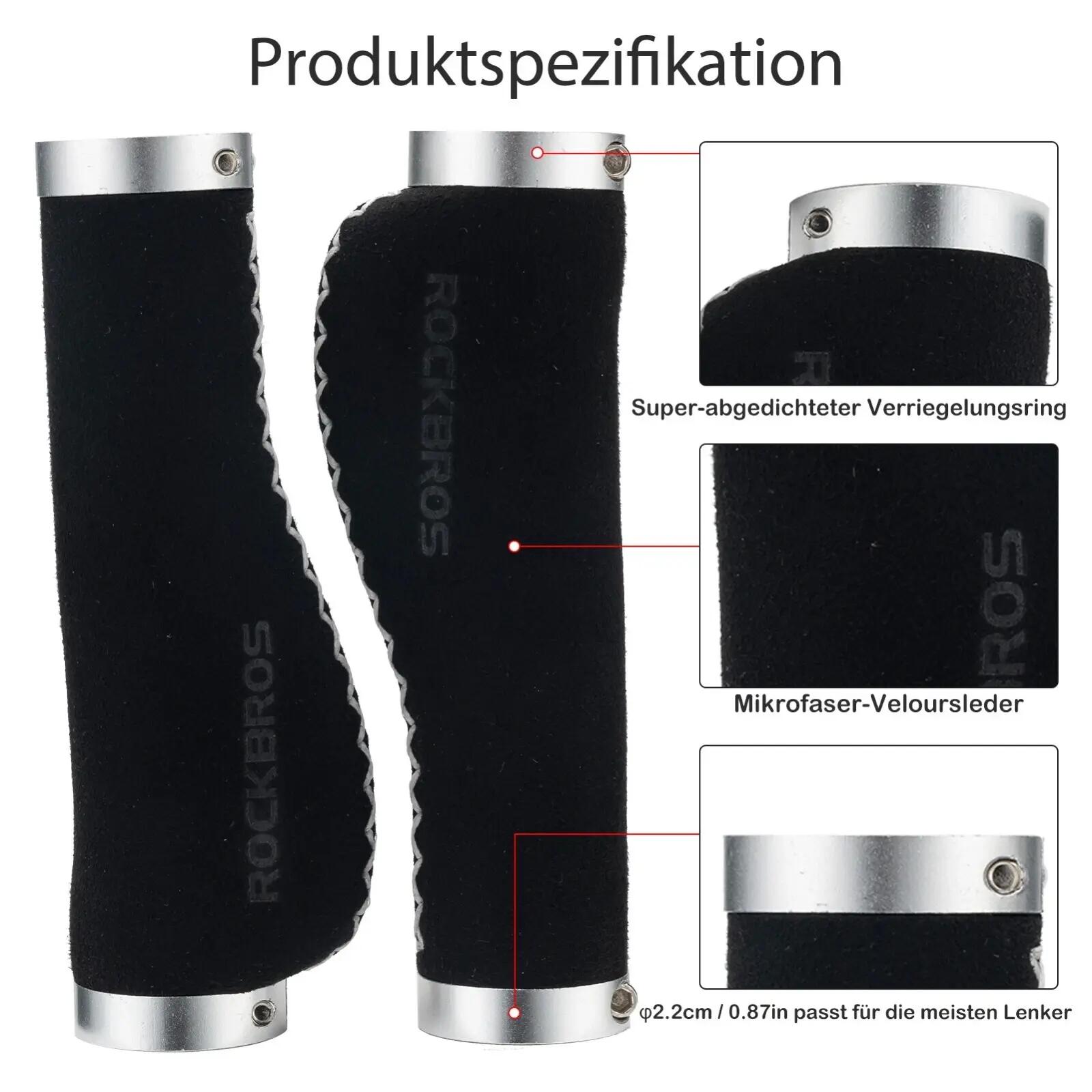 Fahrradgriffe Lock-On ergonomisch mit Hörnchen – 22,2 mm 2/6