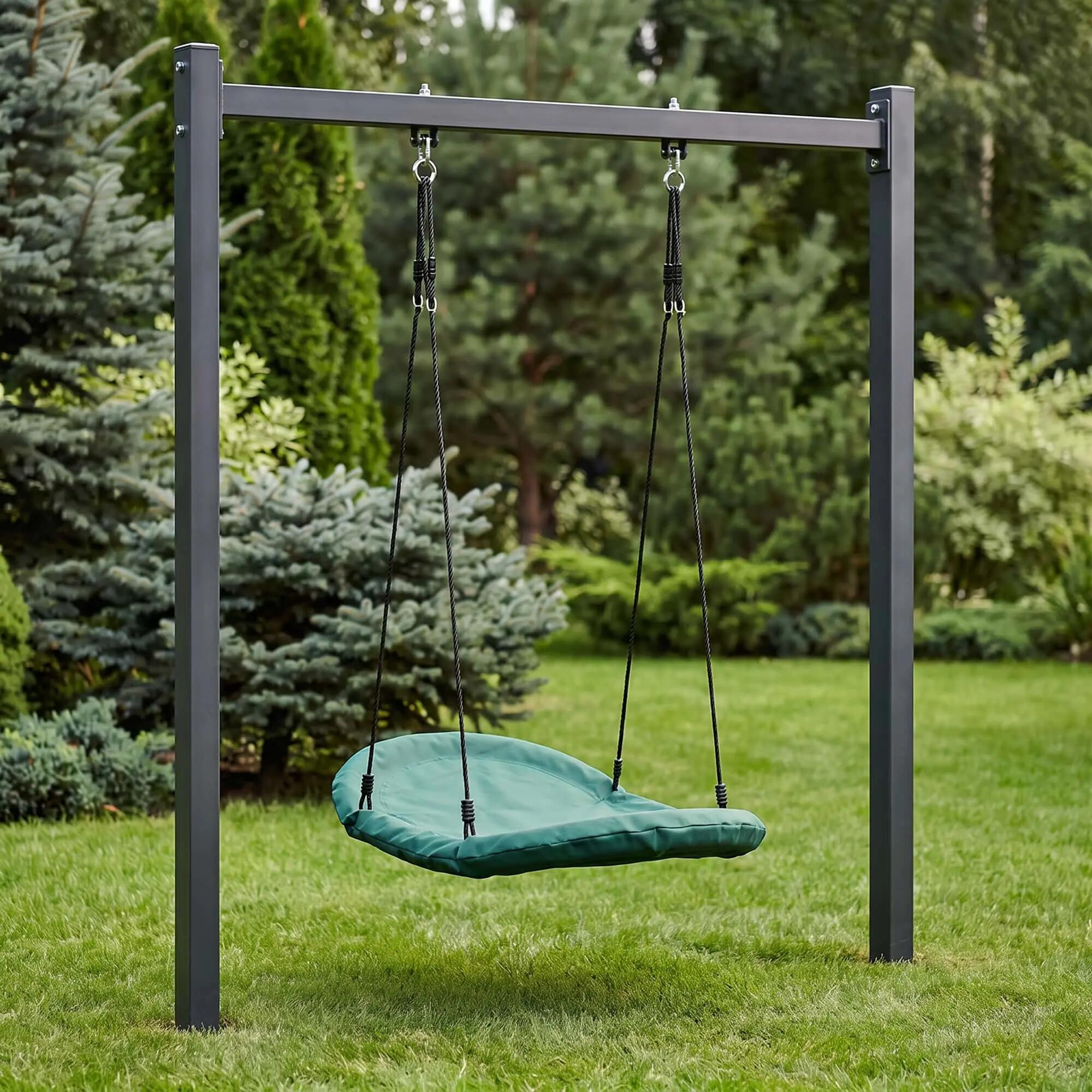 Dondolo - Outdoor - Unisex - seduta 70x120 cm - Boat XL - verde 4/7