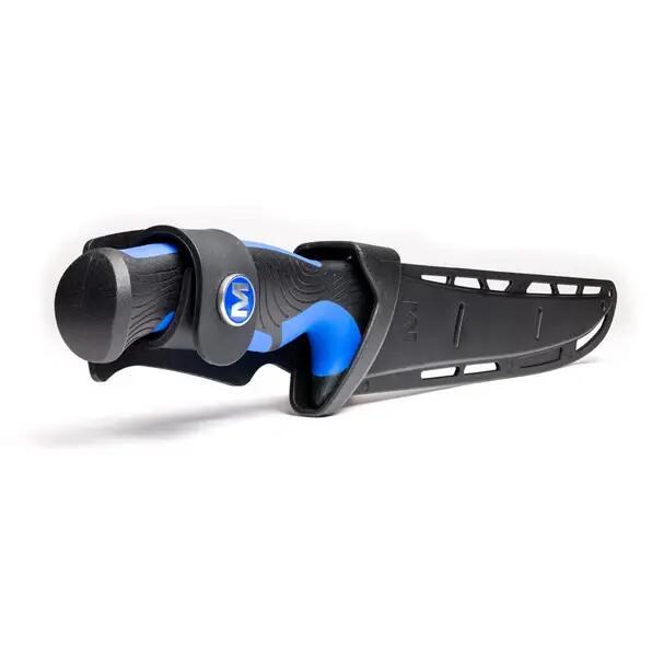 Nóż Mustad z ostrzem teflonowym 23 cm z pochewką 5/5