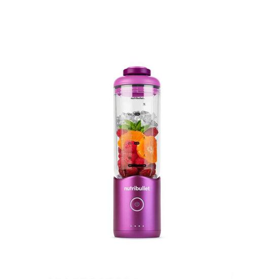Batidora portátil unisex fitness 0,6L 7,4V Flex morada