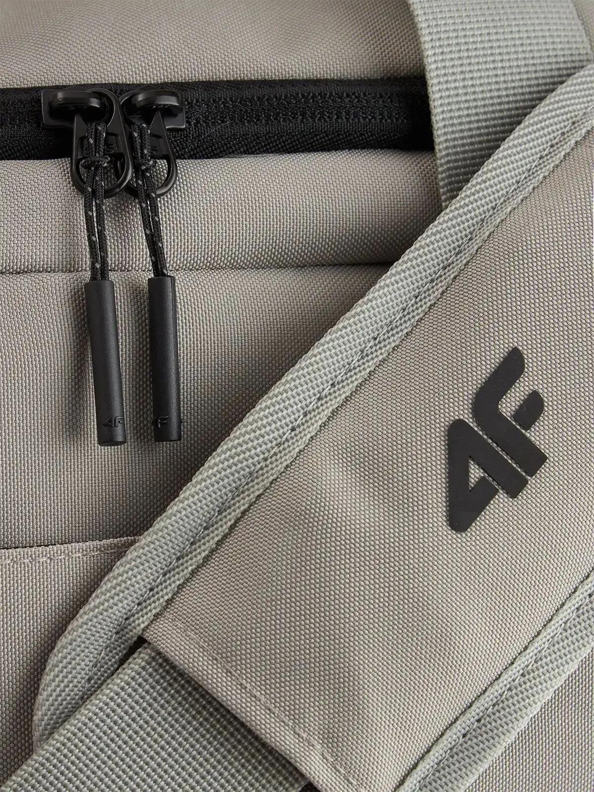 Torba treningowa na siłownię z kieszenią na buty unisex szara 4F ONE-SIZE 5/5
