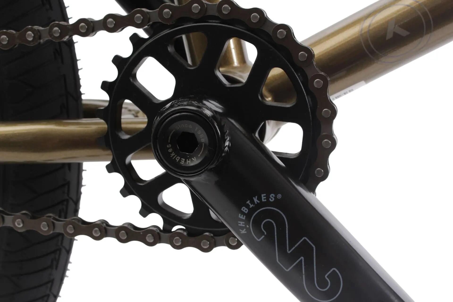 Rower BMX dla dorosłych KHE SPECTER V2 LTD Oil Slick złoty 20 cali 9,9 kg 4/15