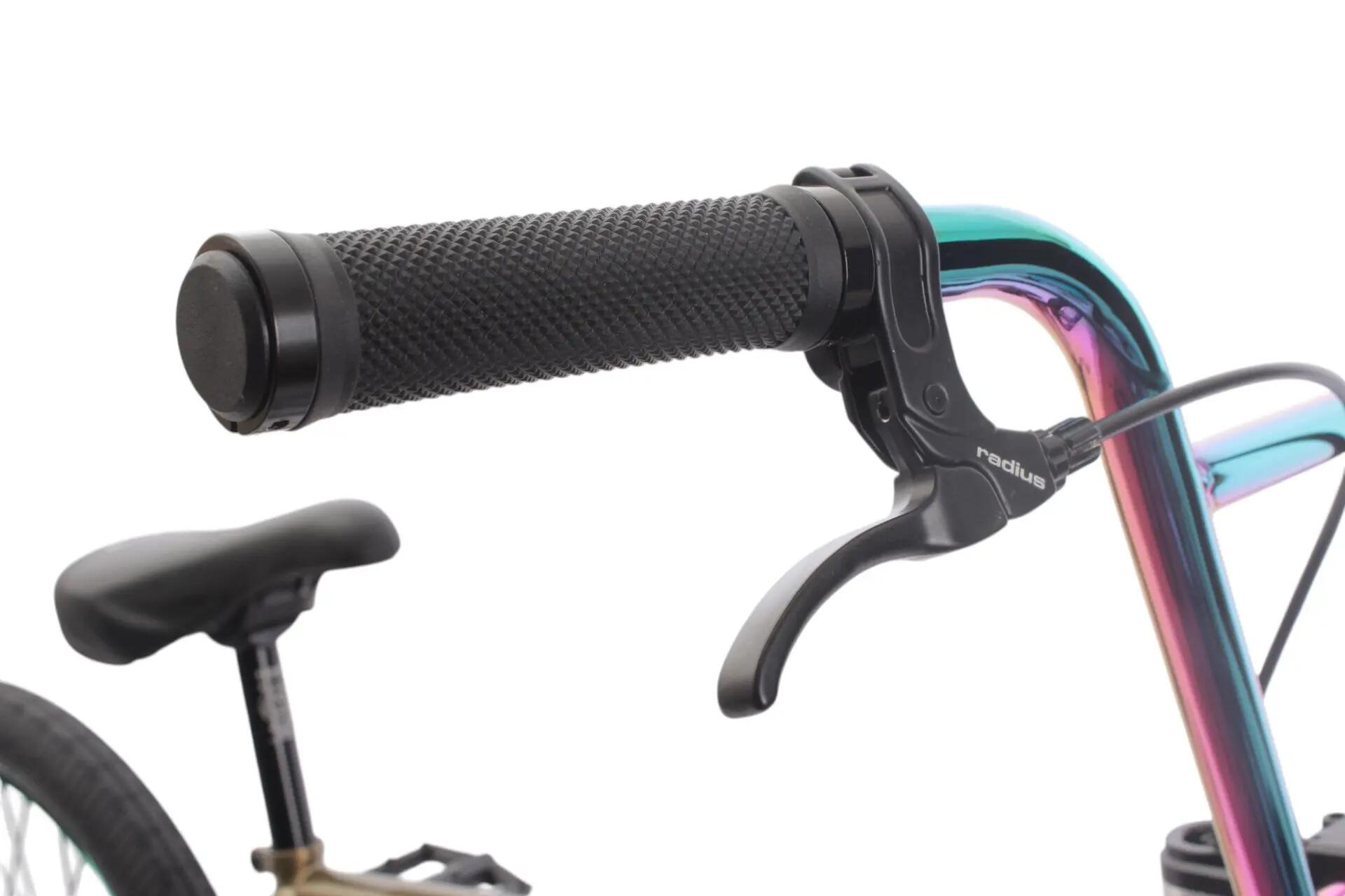 Rower BMX dla dorosłych KHE SPECTER V2 LTD Oil Slick złoty 20 cali 9,9 kg 14/15