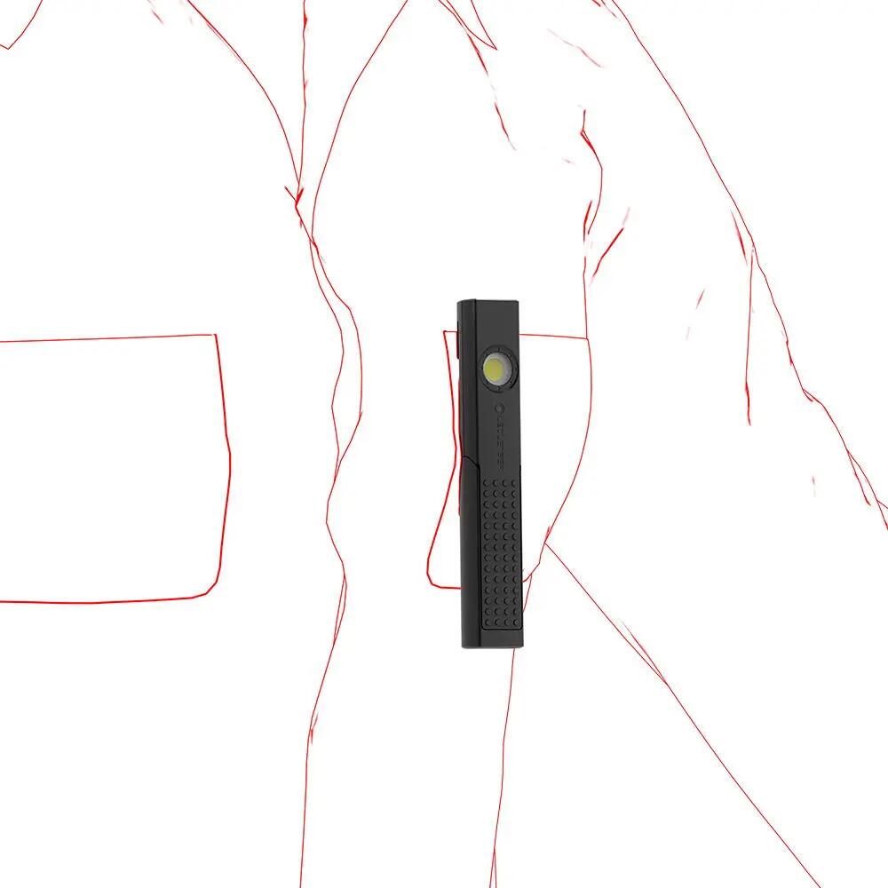 Latarka LED Lenser W4R Work Black, 220 lumenów, USB 10/10