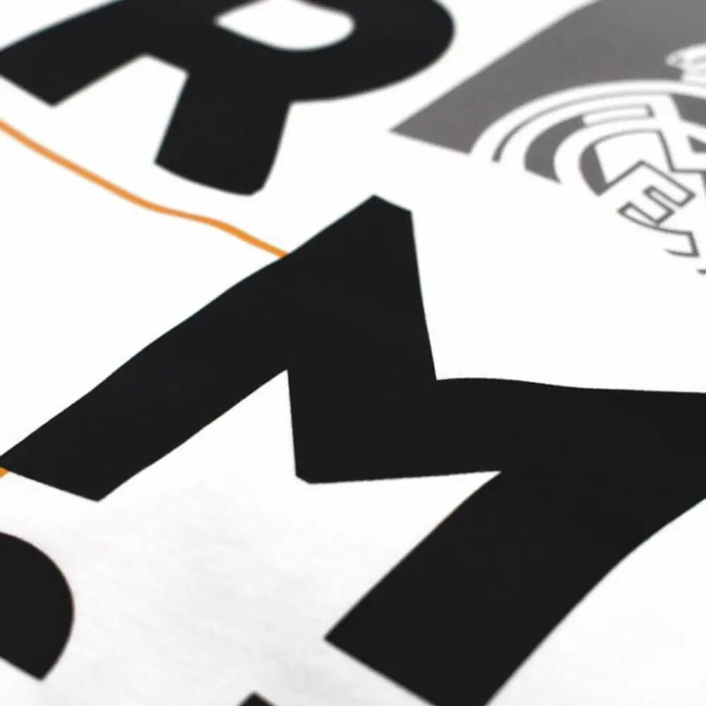 Camiseta Real Madrid Estampada Blanca 4/5