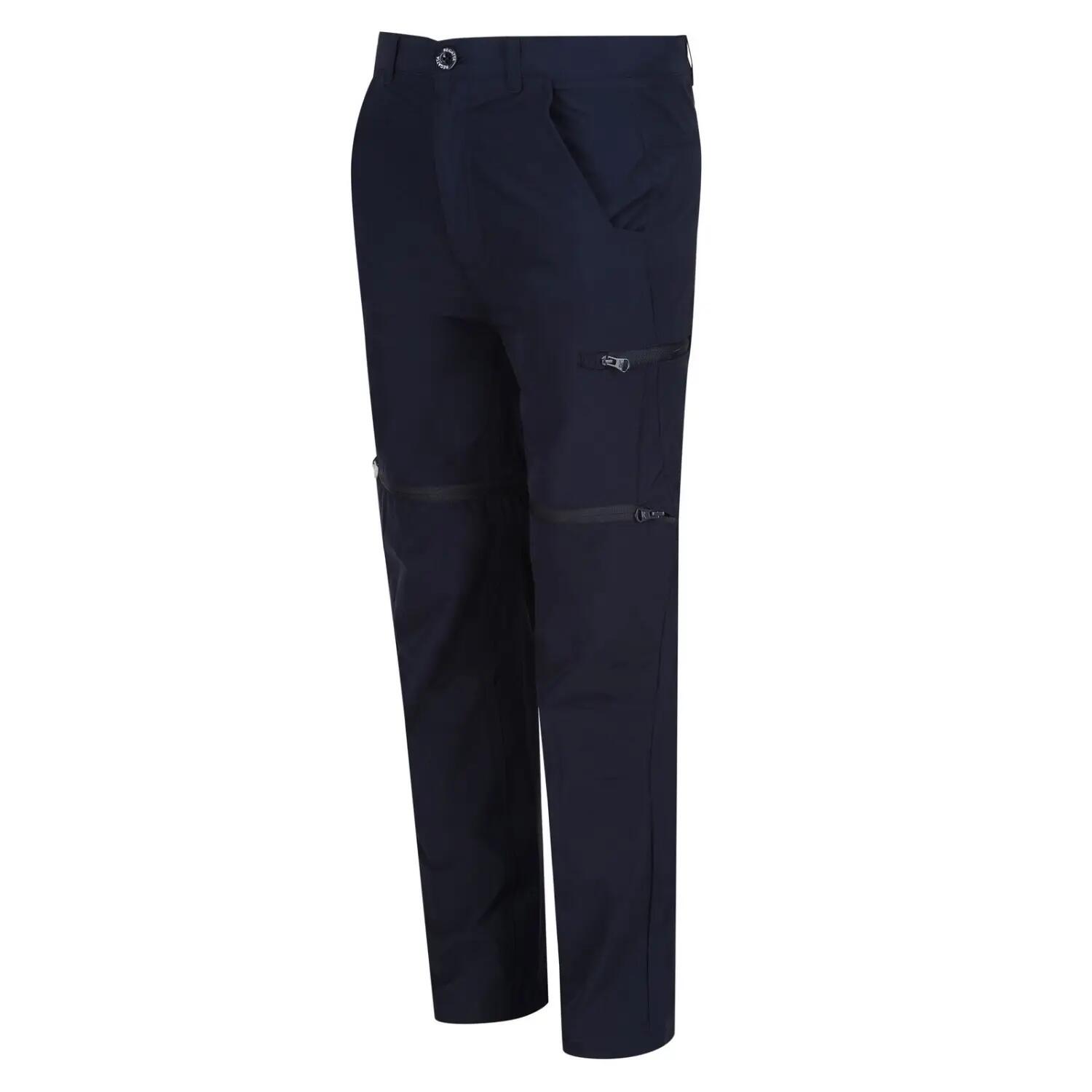 Pantalón senderismo niño múltiples bolsillos Regatta Highton Stretch Zip Off