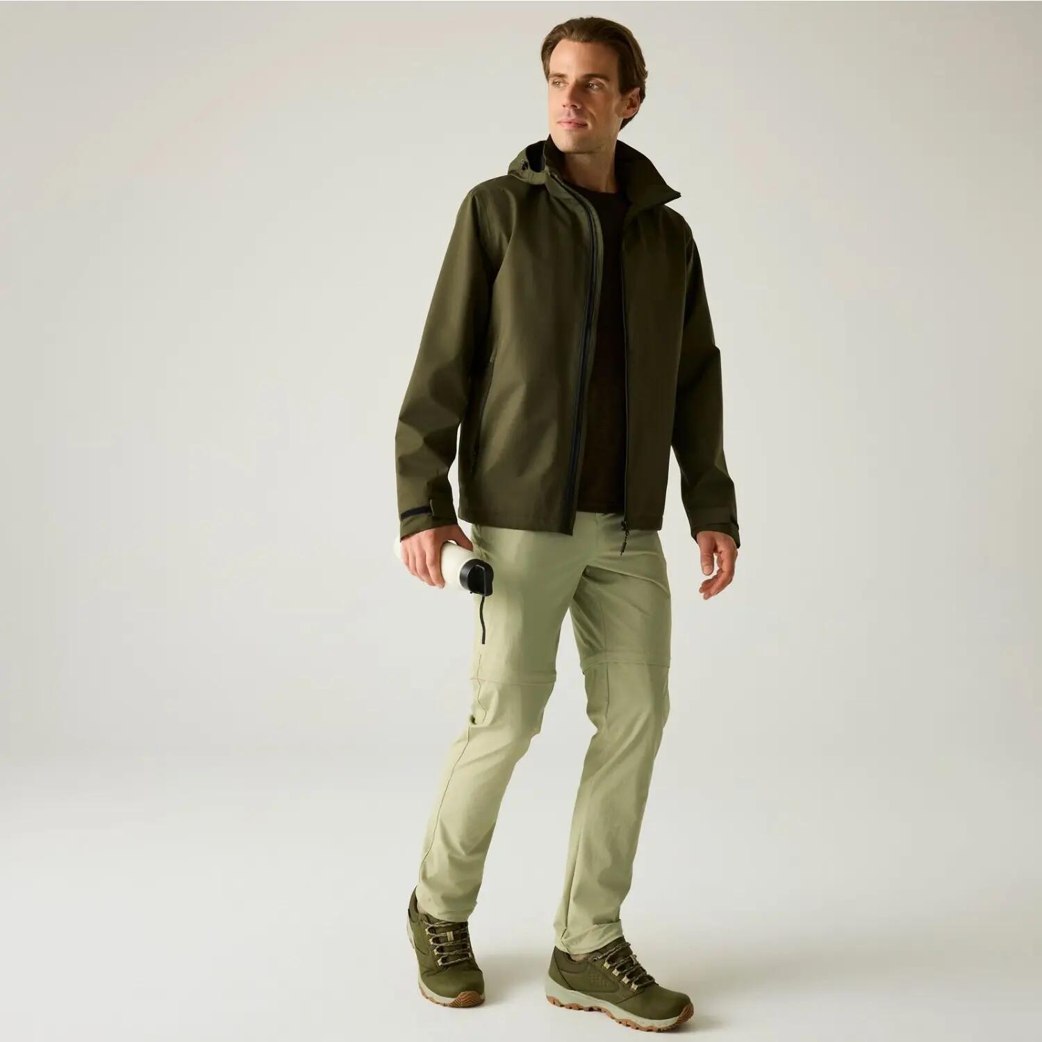 Pantaloni da viaggio leggeri anti-insetti da uomo con cerniera 5/7